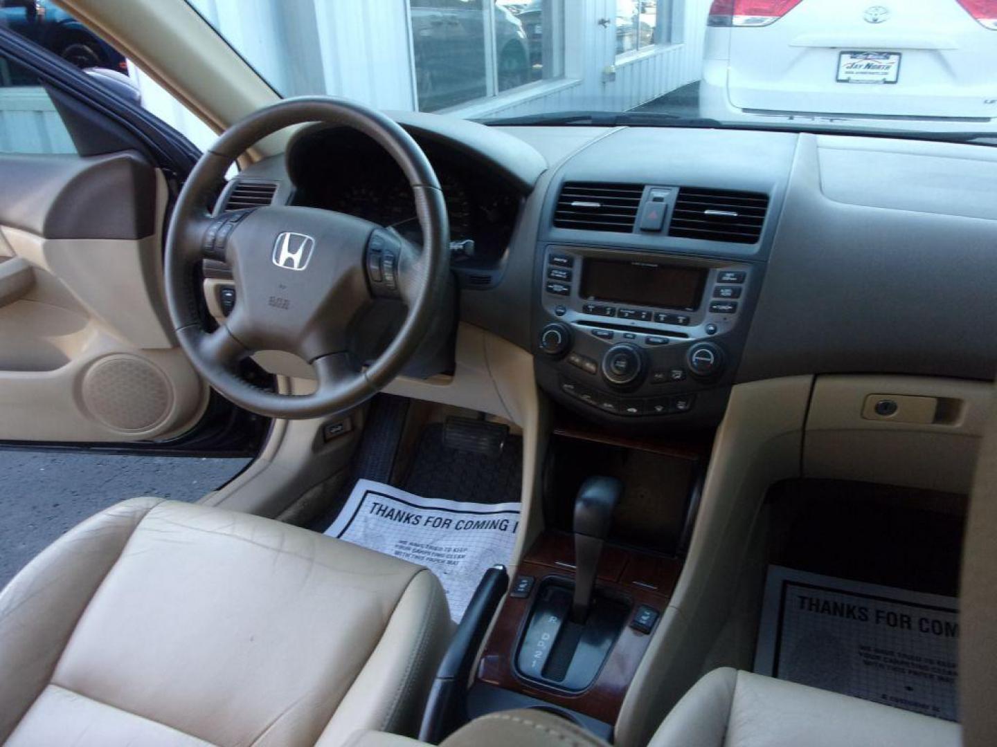 2007 BLACK HONDA ACCORD EX (1HGCM56847A) with an 2.4L engine, Automatic transmission, located at 501 E. Columbia St., Springfield, OH, 45503, (800) 262-7122, 39.925262, -83.801796 - Photo#16