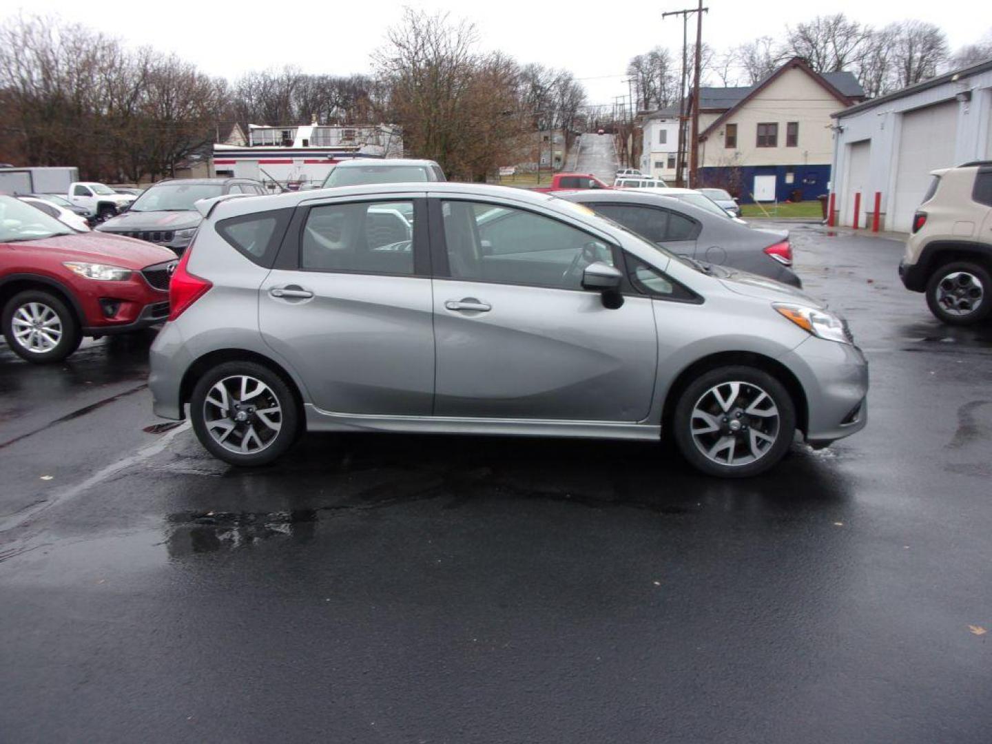 2015 GRAY NISSAN VERSA NOTE SR (3N1CE2CP9FL) with an 1.6L engine, Continuously Variable transmission, located at 501 E. Columbia St., Springfield, OH, 45503, (800) 262-7122, 39.925262, -83.801796 - Photo#0