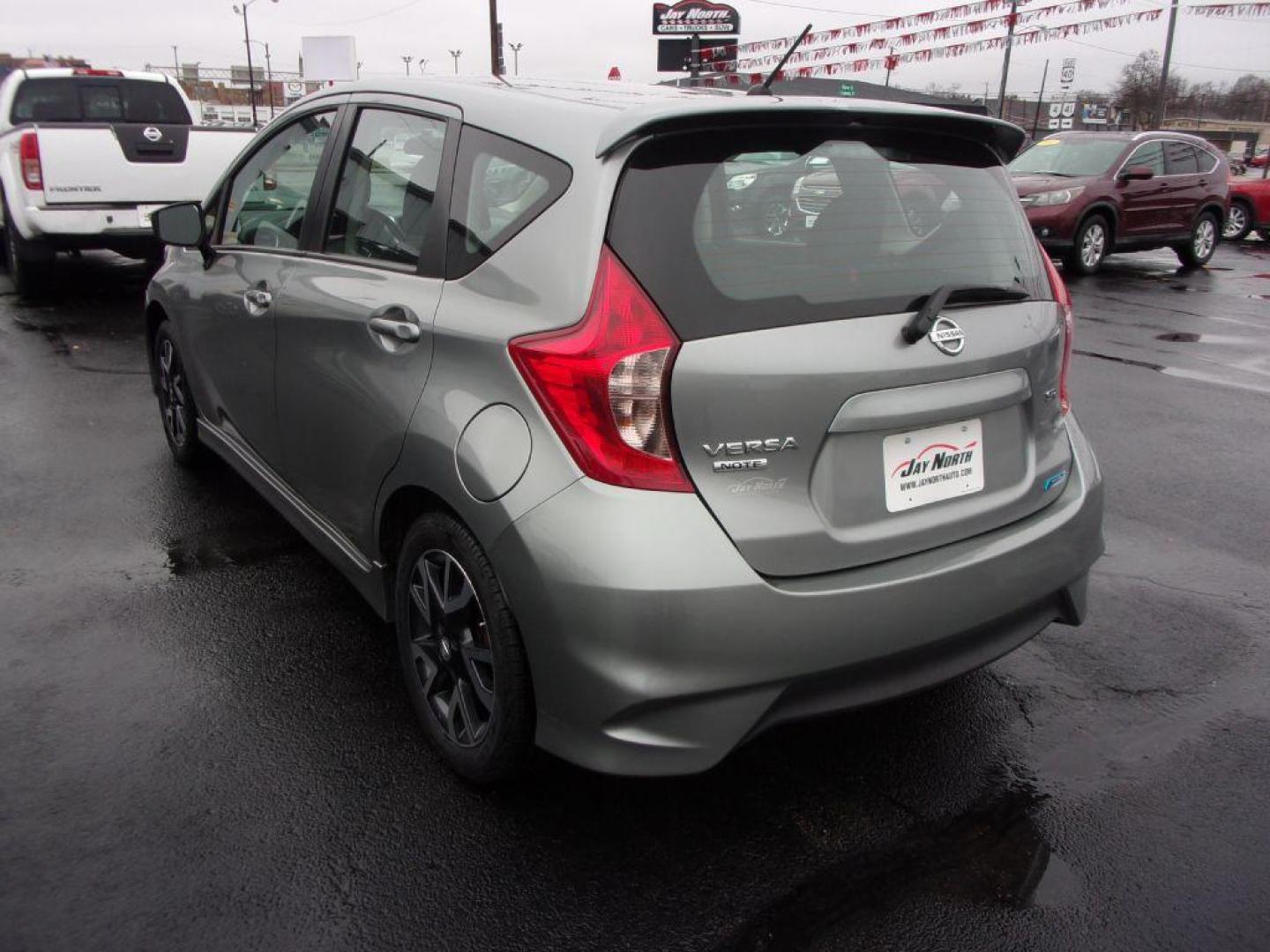 2015 GRAY NISSAN VERSA NOTE SR (3N1CE2CP9FL) with an 1.6L engine, Continuously Variable transmission, located at 501 E. Columbia St., Springfield, OH, 45503, (800) 262-7122, 39.925262, -83.801796 - Photo#2