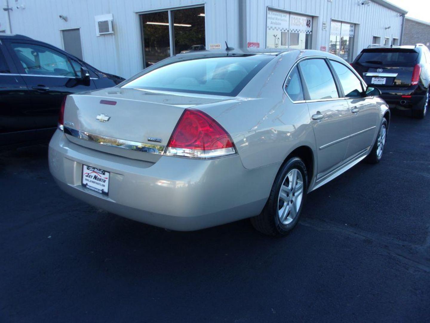 2010 GOLD CHEVROLET IMPALA LS (2G1WA5EKXA1) with an 3.5L engine, Automatic transmission, located at 501 E. Columbia St., Springfield, OH, 45503, (800) 262-7122, 39.925262, -83.801796 - Photo#3