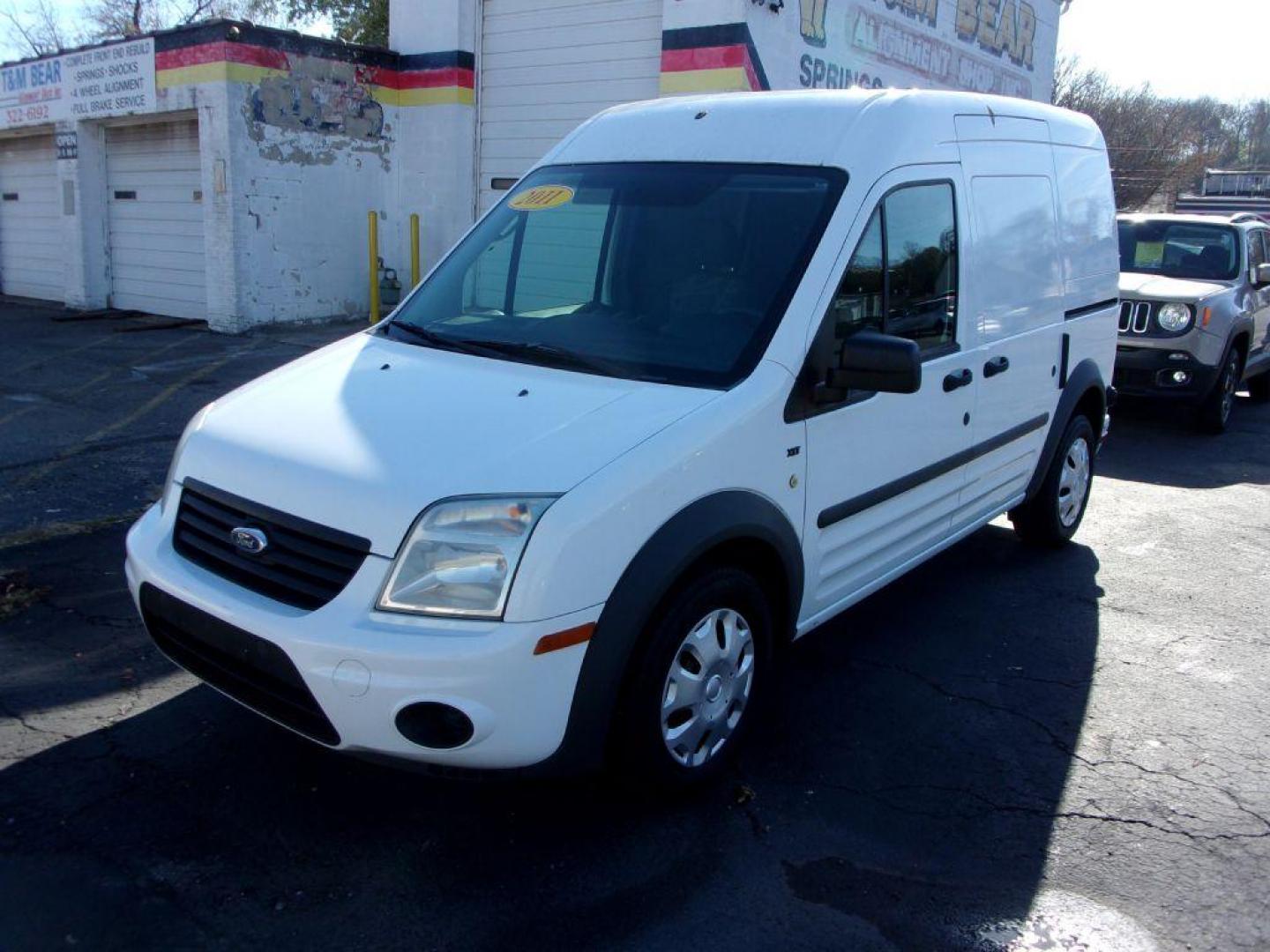 2011 WHITE FORD TRANSIT CONNECT XLT (NM0LS7BN9BT) with an 2.0L engine, Automatic transmission, located at 501 E. Columbia St., Springfield, OH, 45503, (800) 262-7122, 39.925262, -83.801796 - Photo#6