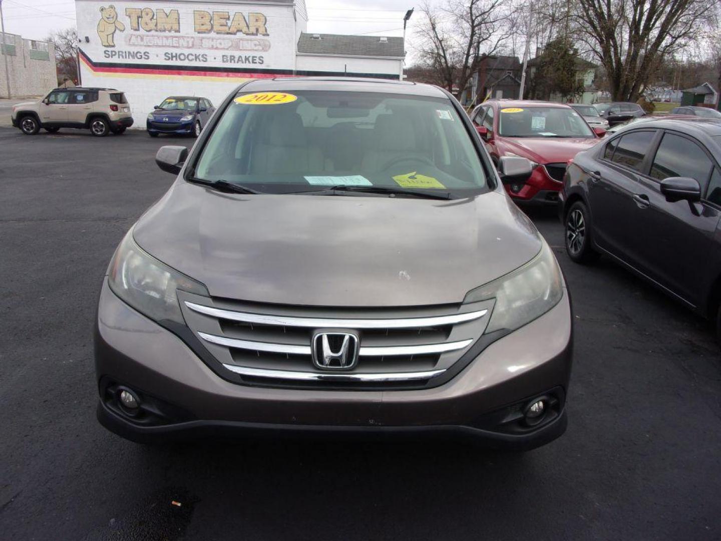 2012 GRAY HONDA CR-V EX (5J6RM4H53CL) with an 2.4L engine, Automatic transmission, located at 501 E. Columbia St., Springfield, OH, 45503, (800) 262-7122, 39.925262, -83.801796 - Photo#2