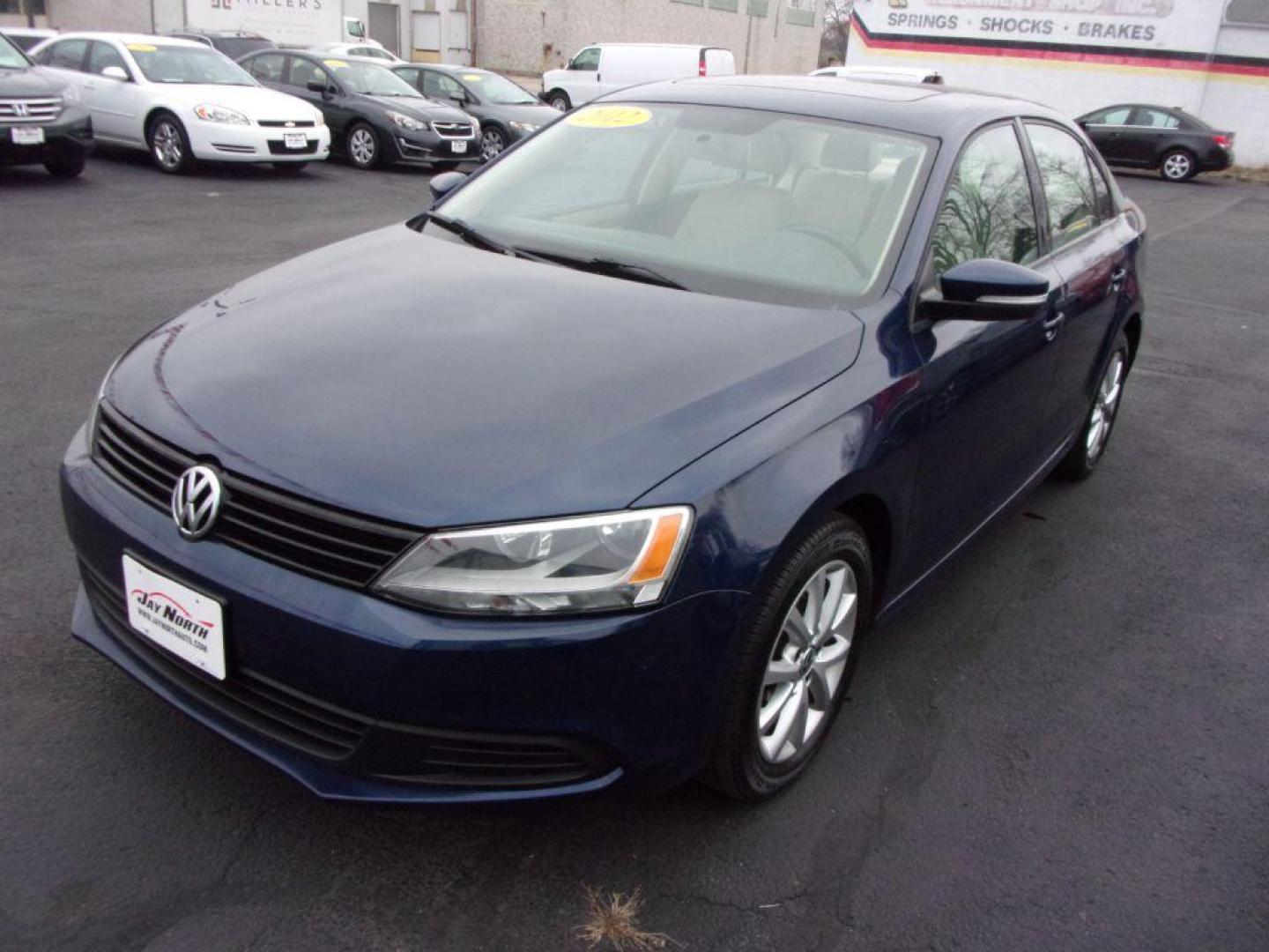 2012 BLUE VOLKSWAGEN JETTA SE (3VWDP7AJ0CM) with an 2.5L engine, Automatic transmission, located at 501 E. Columbia St., Springfield, OH, 45503, (800) 262-7122, 39.925262, -83.801796 - *** SE *** Serviced and Detailed *** Jay North Auto has offered hand picked vehicles since 1965! Our customer's enjoy a NO pressure buying experience with a small town feel. All of our vehicles get fully inspected and detailed. We are a preferred dealer for many local credit unions and lenders. - Photo#15