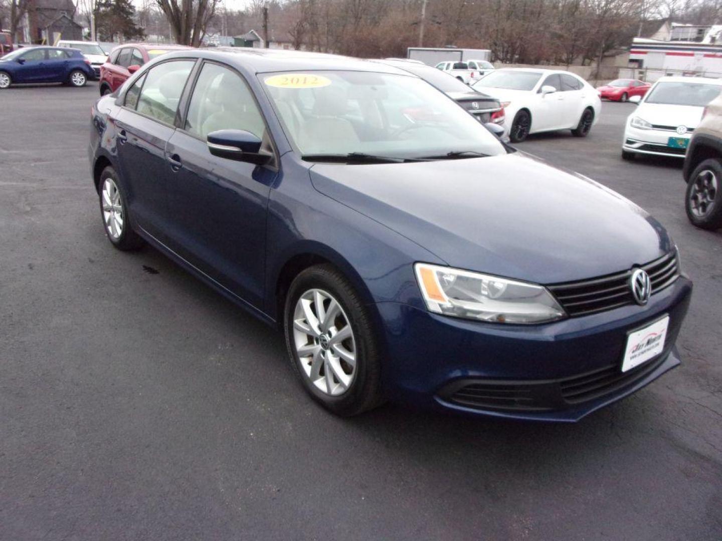 2012 BLUE VOLKSWAGEN JETTA SE (3VWDP7AJ0CM) with an 2.5L engine, Automatic transmission, located at 501 E. Columbia St., Springfield, OH, 45503, (800) 262-7122, 39.925262, -83.801796 - *** SE *** Serviced and Detailed *** Jay North Auto has offered hand picked vehicles since 1965! Our customer's enjoy a NO pressure buying experience with a small town feel. All of our vehicles get fully inspected and detailed. We are a preferred dealer for many local credit unions and lenders. - Photo#17