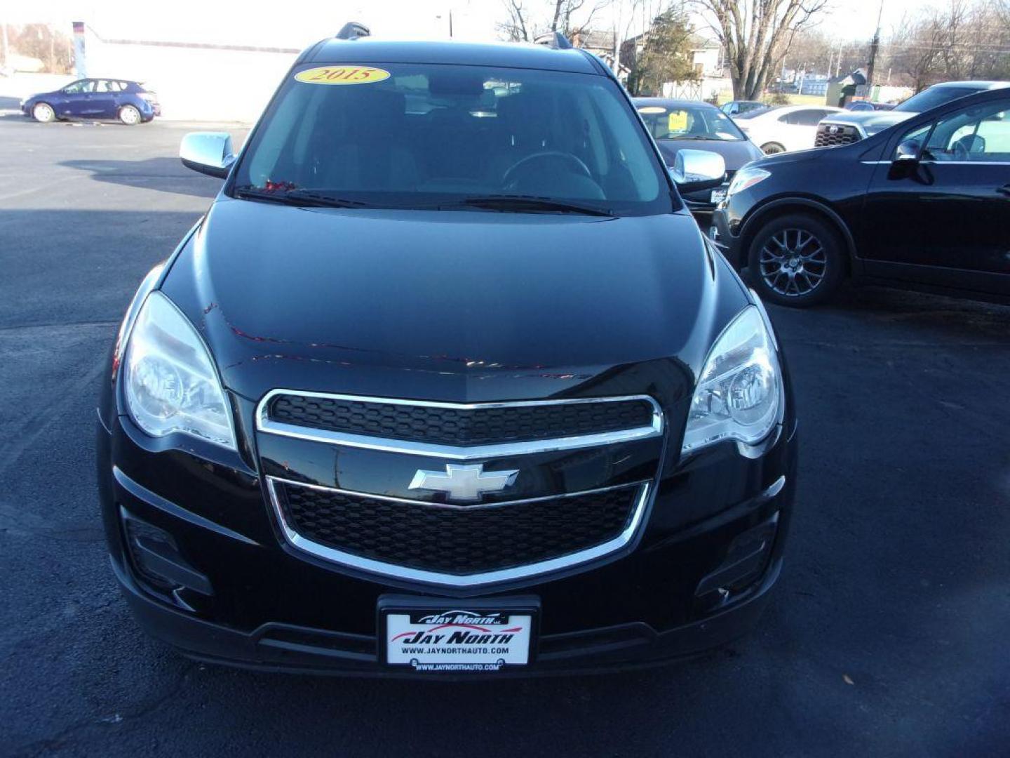 2015 BLACK CHEVROLET EQUINOX LT (2GNALBEK9F6) with an 2.4L engine, Automatic transmission, located at 501 E. Columbia St., Springfield, OH, 45503, (800) 262-7122, 39.925262, -83.801796 - *** LT *** Serviced and Detailed *** Remote Start *** Back Up Camera *** Clean CarFax with 22 Service Records *** Jay North Auto has offered hand picked vehicles since 1965! Our customer's enjoy a NO pressure buying experience with a small town feel. All of our vehicles get fully inspected and d - Photo#2