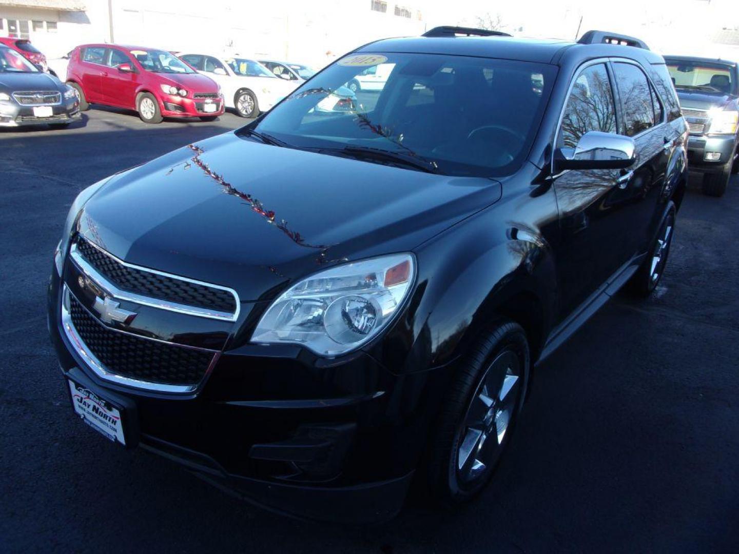 2015 BLACK CHEVROLET EQUINOX LT (2GNALBEK9F6) with an 2.4L engine, Automatic transmission, located at 501 E. Columbia St., Springfield, OH, 45503, (800) 262-7122, 39.925262, -83.801796 - *** LT *** Serviced and Detailed *** Remote Start *** Back Up Camera *** Clean CarFax with 22 Service Records *** Jay North Auto has offered hand picked vehicles since 1965! Our customer's enjoy a NO pressure buying experience with a small town feel. All of our vehicles get fully inspected and d - Photo#3