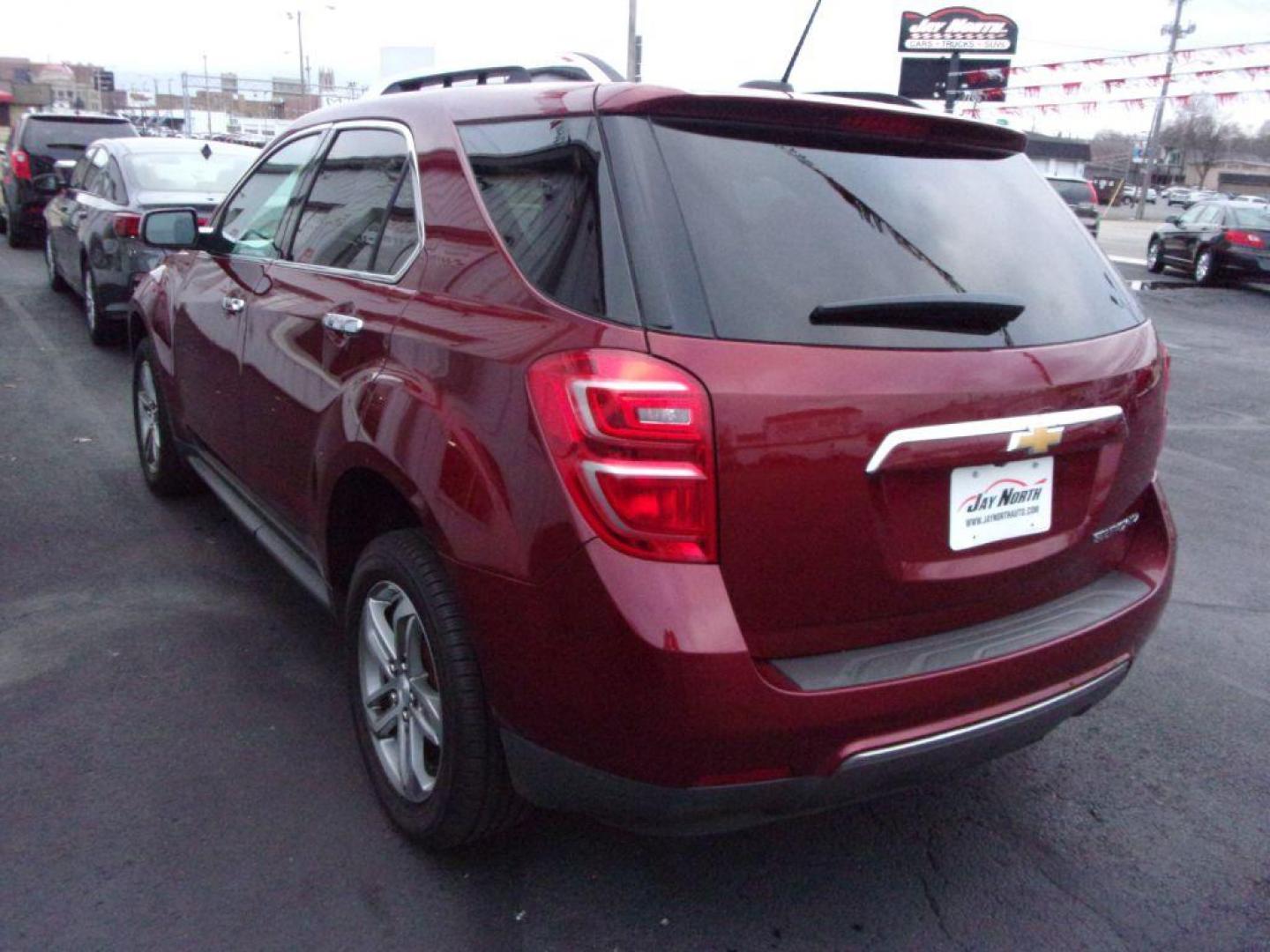 2016 RED CHEVROLET EQUINOX LTZ (2GNALDEK4G1) with an 2.4L engine, Automatic transmission, located at 501 E. Columbia St., Springfield, OH, 45503, (800) 262-7122, 39.925262, -83.801796 - *** LTZ *** Serviced and Detailed *** Jay North Auto has offered hand picked vehicles since 1965! Our customer's enjoy a NO pressure buying experience with a small town feel. All of our vehicles get fully inspected and detailed. We are a preferred dealer for many local credit unions and lenders - Photo#4