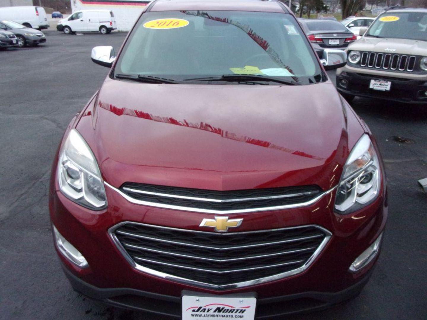 2016 RED CHEVROLET EQUINOX LTZ (2GNALDEK4G1) with an 2.4L engine, Automatic transmission, located at 501 E. Columbia St., Springfield, OH, 45503, (800) 262-7122, 39.925262, -83.801796 - *** LTZ *** Serviced and Detailed *** Jay North Auto has offered hand picked vehicles since 1965! Our customer's enjoy a NO pressure buying experience with a small town feel. All of our vehicles get fully inspected and detailed. We are a preferred dealer for many local credit unions and lenders - Photo#6