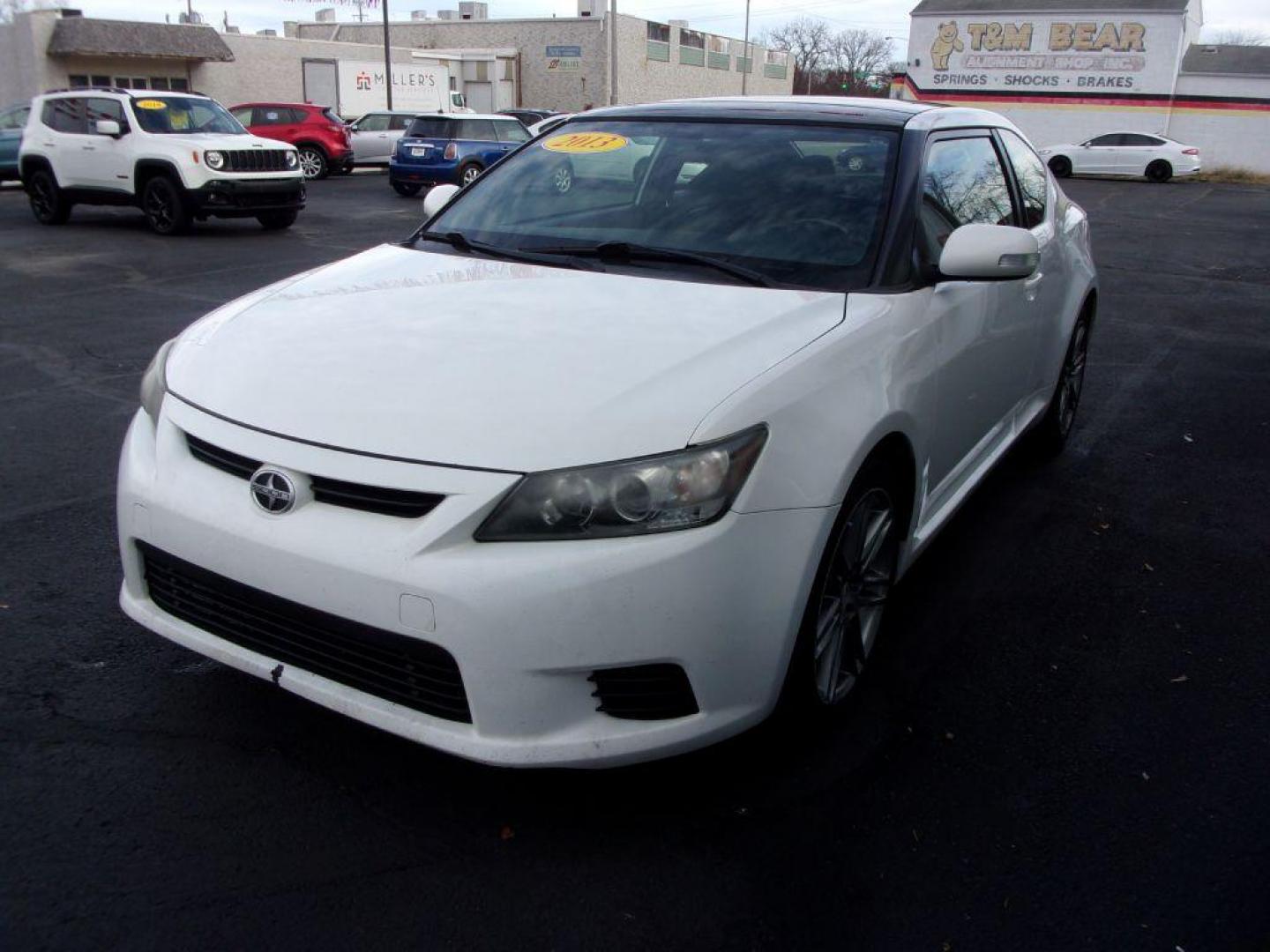 2013 WHITE SCION TC (JTKJF5C73D3) with an 2.5L engine, 6-Speed Manual transmission, located at 501 E. Columbia St., Springfield, OH, 45503, (800) 262-7122, 39.925262, -83.801796 - Photo#6