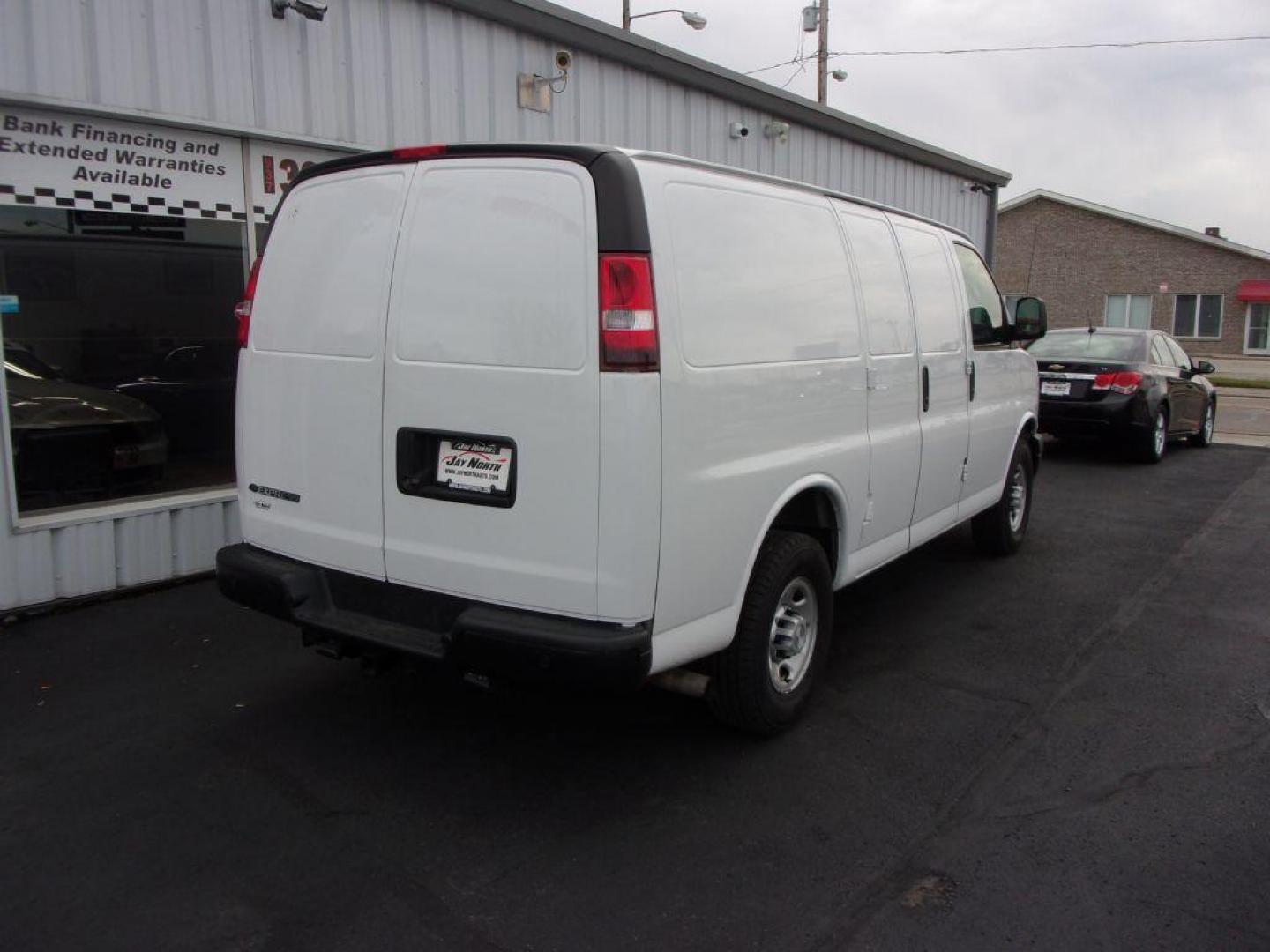 2019 WHITE CHEVROLET EXPRESS G2500 CARGO (1GCWGAFP9K1) with an 4.3L engine, Automatic transmission, located at 501 E. Columbia St., Springfield, OH, 45503, (800) 262-7122, 39.925262, -83.801796 - ***Clean Carfax***1-Owner***Racks and Bins***New Tires***G2500*** Jay North Auto has offered hand picked vehicles since 1965! Our customer's enjoy a NO pressure buying experience with a small town feel. All of our vehicles get fully inspected and detailed. We are a preferred dealer for many loca - Photo#3