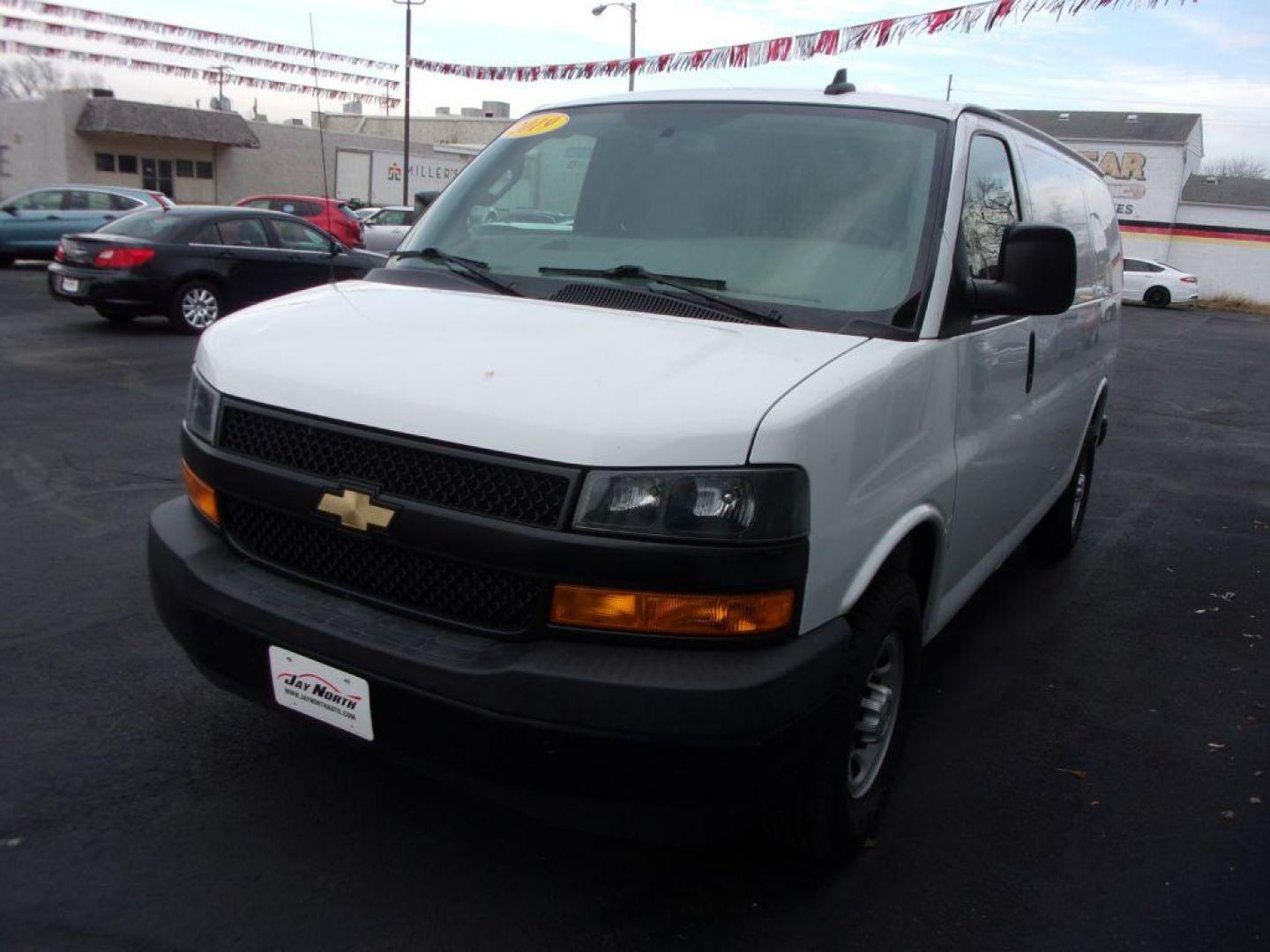 2019 WHITE CHEVROLET EXPRESS G2500 CARGO (1GCWGAFP9K1) with an 4.3L engine, Automatic transmission, located at 501 E. Columbia St., Springfield, OH, 45503, (800) 262-7122, 39.925262, -83.801796 - ***Clean Carfax***1-Owner***Racks and Bins***New Tires***G2500*** Jay North Auto has offered hand picked vehicles since 1965! Our customer's enjoy a NO pressure buying experience with a small town feel. All of our vehicles get fully inspected and detailed. We are a preferred dealer for many loca - Photo#6