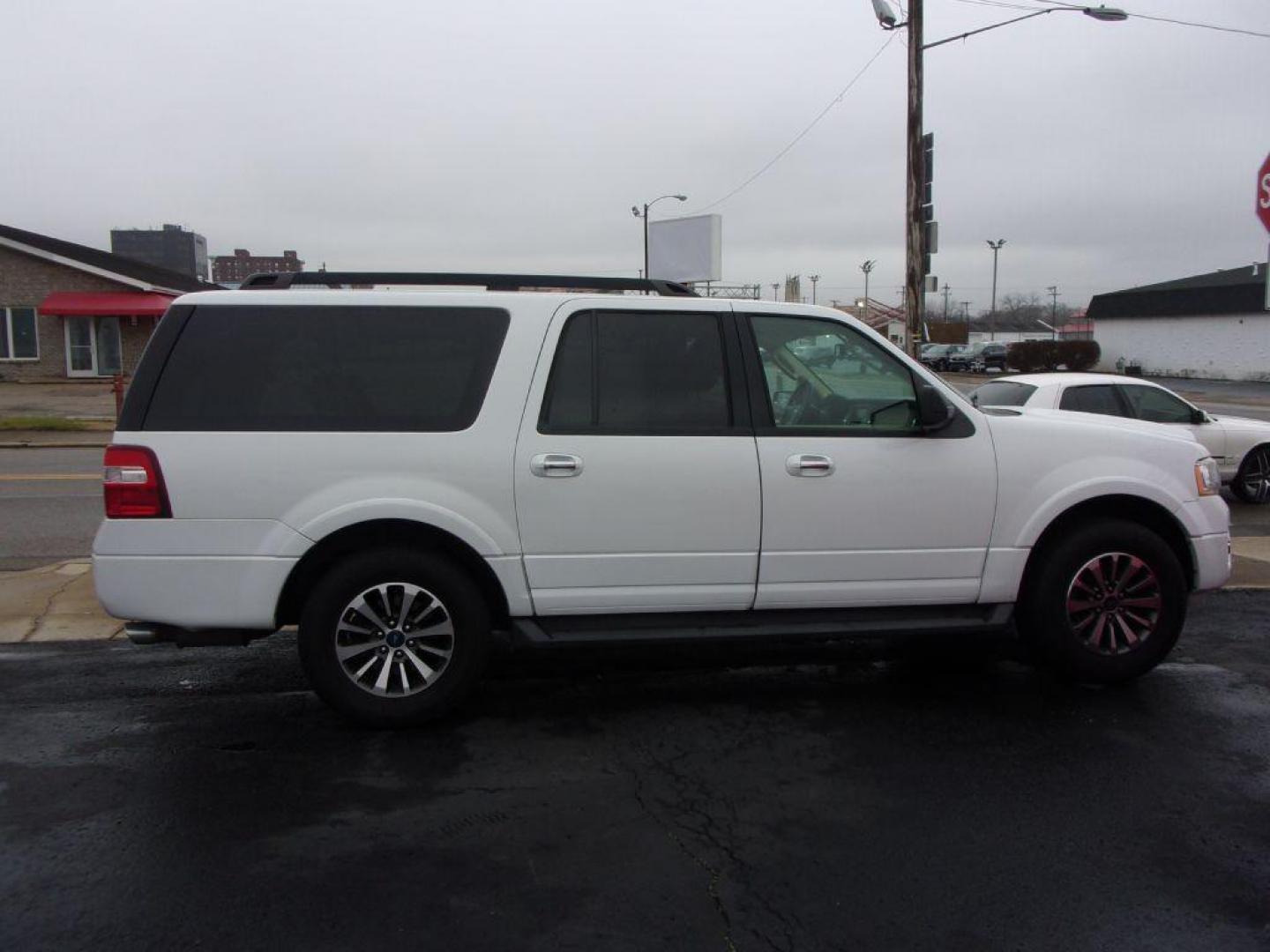 2015 WHITE FORD EXPEDITION EL XLT (1FMJK1JT1FE) with an 3.5L engine, Automatic transmission, located at 501 E. Columbia St., Springfield, OH, 45503, (800) 262-7122, 39.925262, -83.801796 - *** XLT *** 4WD *** Heated and Cooled Leather *** Premium Audio w/ Navigation and Sync *** Power 3rd Row *** Power Lift Gate *** Serviced and Detailed *** Jay North Auto has offered hand picked vehicles since 1965! Our customer's enjoy a NO pressure buying experience with a small town feel. All - Photo#0