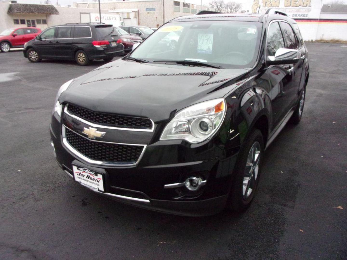 2015 BLACK CHEVROLET EQUINOX LTZ (2GNALDEK9F6) with an 2.4L engine, Automatic transmission, located at 501 E. Columbia St., Springfield, OH, 45503, (800) 262-7122, 39.925262, -83.801796 - Photo#6