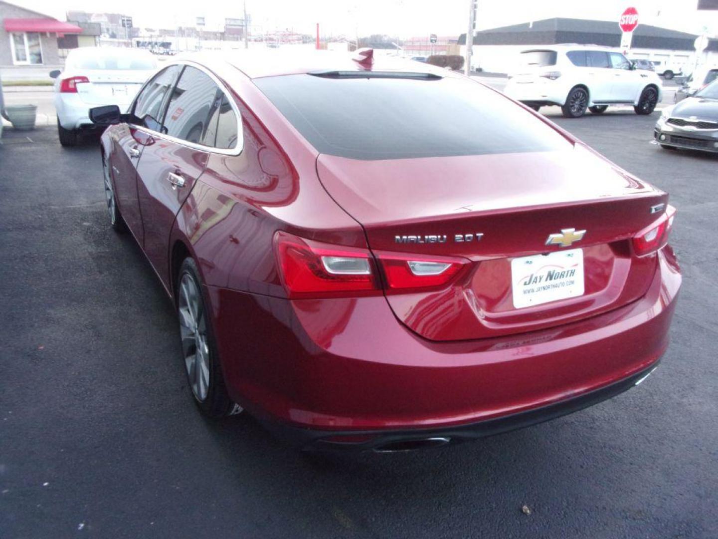 2018 RED CHEVROLET MALIBU PREMIER (1G1ZE5SX4JF) with an 2.0L engine, Automatic transmission, located at 501 E. Columbia St., Springfield, OH, 45503, (800) 262-7122, 39.925262, -83.801796 - Photo#17