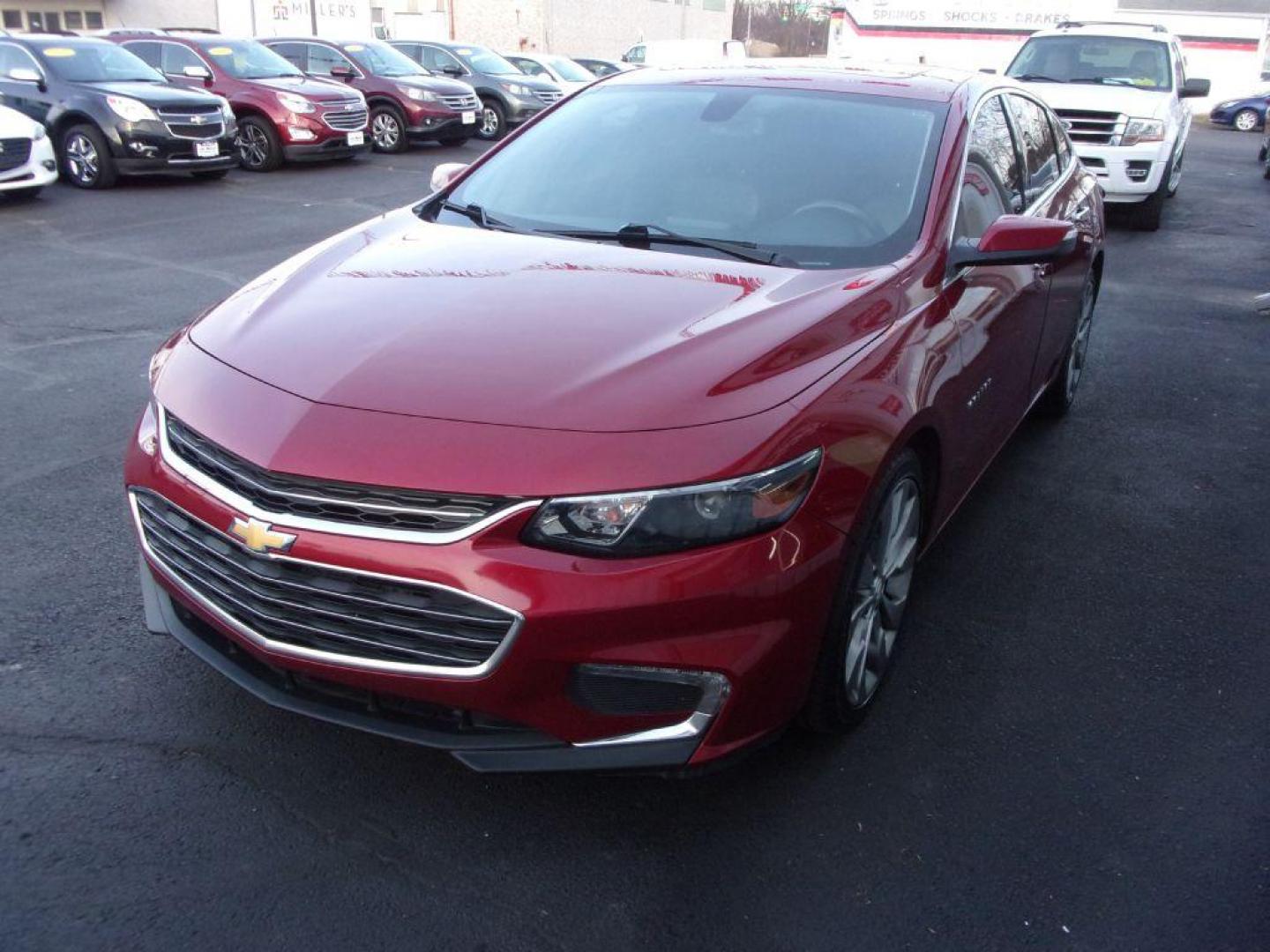 2018 RED CHEVROLET MALIBU PREMIER (1G1ZE5SX4JF) with an 2.0L engine, Automatic transmission, located at 501 E. Columbia St., Springfield, OH, 45503, (800) 262-7122, 39.925262, -83.801796 - Photo#18