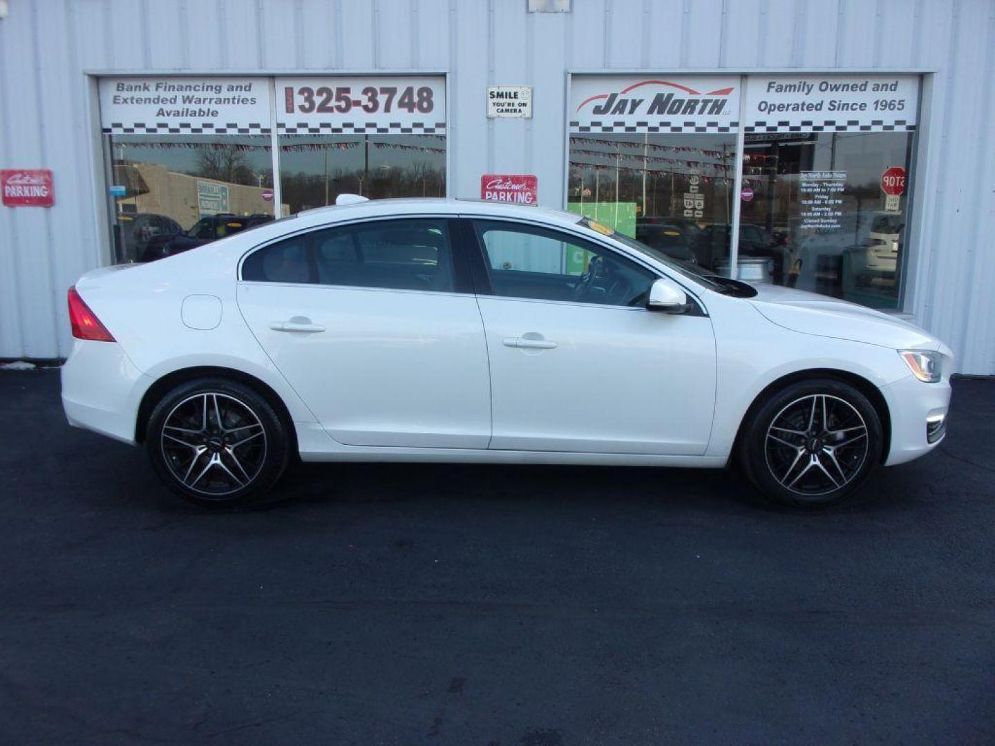 2017 WHITE VOLVO S60 INSCRIPTION (LYV402TK6HB) with an 2.0L engine, Automatic transmission, located at 501 E. Columbia St., Springfield, OH, 45503, (800) 262-7122, 39.925262, -83.801796 - Photo#0