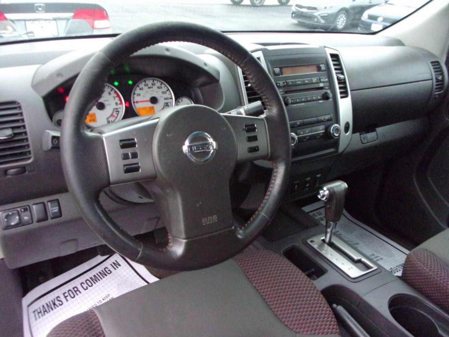 2012 WHITE NISSAN FRONTIER PRO-4X (1N6AD0CW6CC) with an 4.0L engine, Automatic transmission, located at 501 E. Columbia St., Springfield, OH, 45503, (800) 262-7122, 39.925262, -83.801796 - Photo#14