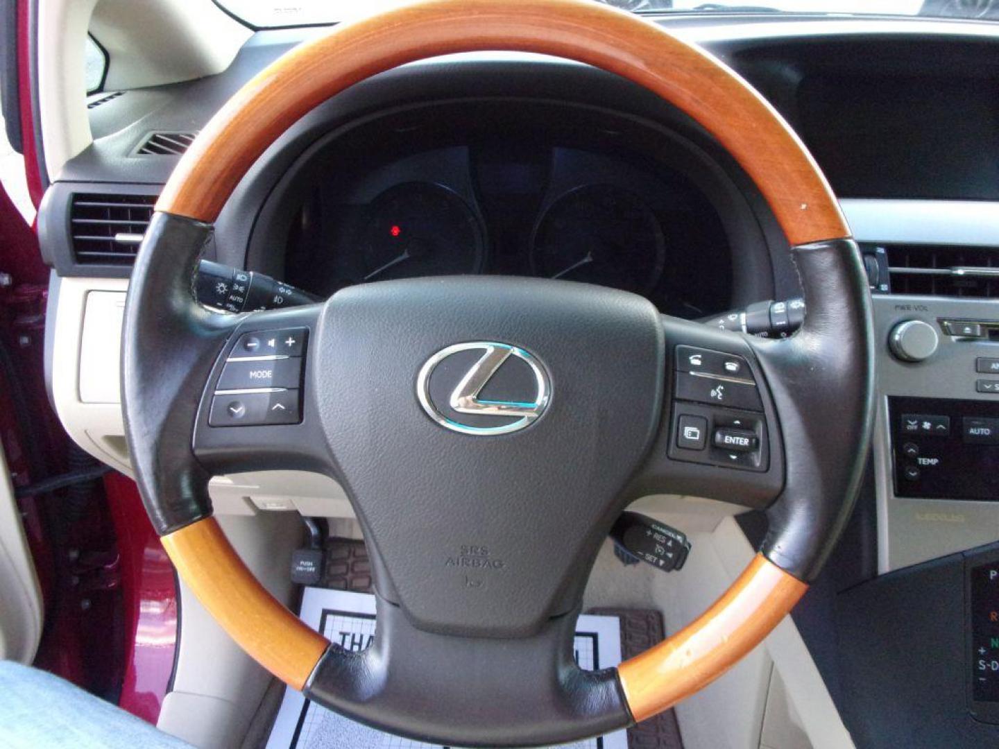 2010 RED LEXUS RX 350 (2T2BK1BA3AC) with an 3.5L engine, Automatic transmission, located at 501 E. Columbia St., Springfield, OH, 45503, (800) 262-7122, 39.925262, -83.801796 - Photo#9