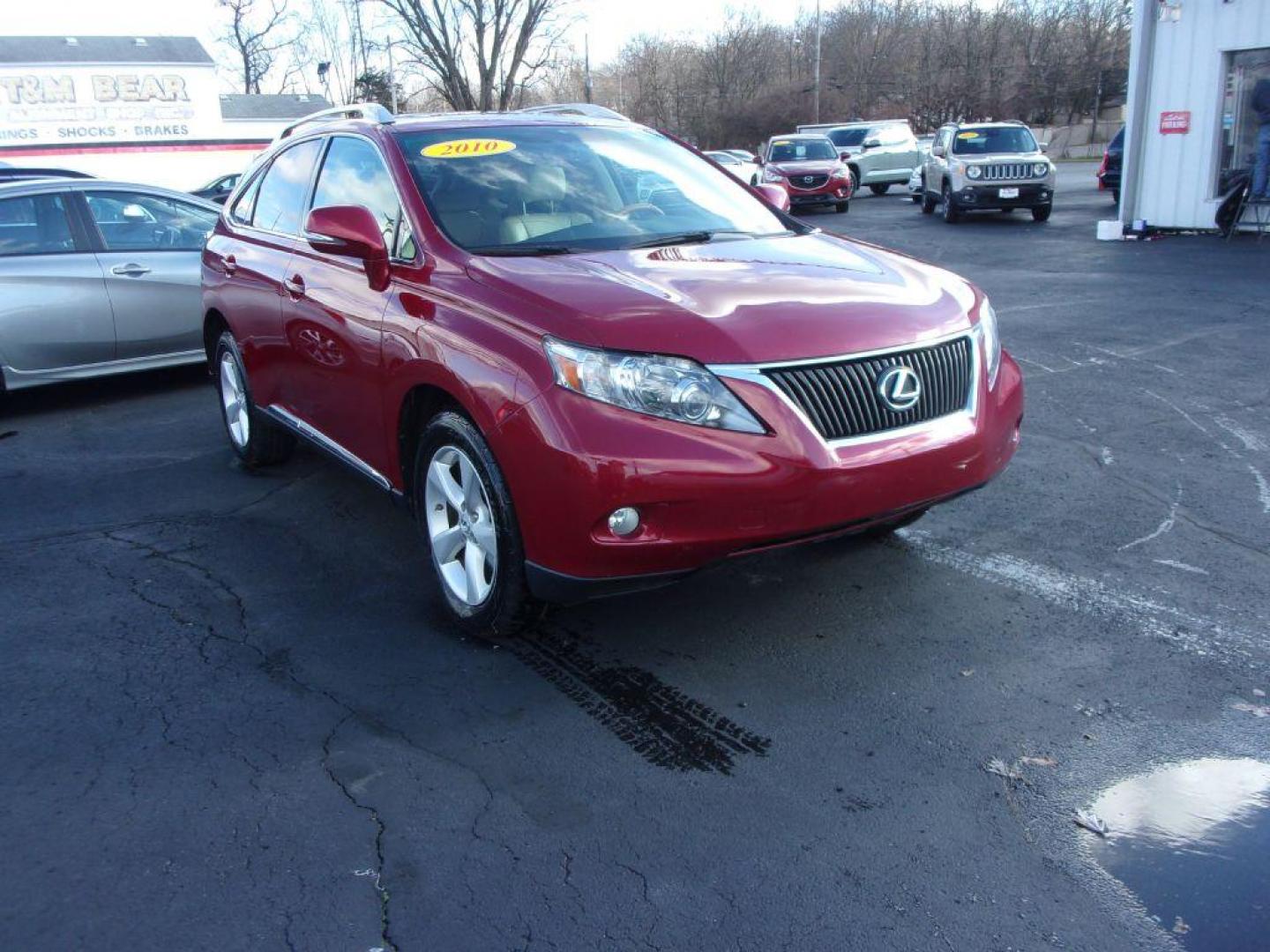 2010 RED LEXUS RX 350 (2T2BK1BA3AC) with an 3.5L engine, Automatic transmission, located at 501 E. Columbia St., Springfield, OH, 45503, (800) 262-7122, 39.925262, -83.801796 - Photo#2