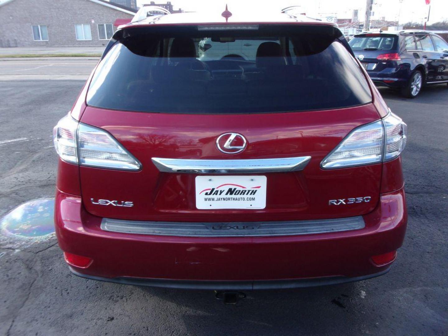 2010 RED LEXUS RX 350 (2T2BK1BA3AC) with an 3.5L engine, Automatic transmission, located at 501 E. Columbia St., Springfield, OH, 45503, (800) 262-7122, 39.925262, -83.801796 - Photo#4