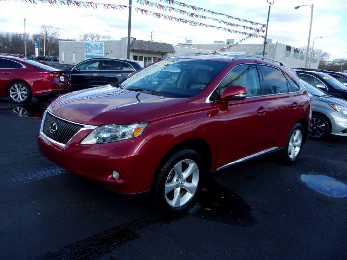 2010 RED LEXUS RX 350 (2T2BK1BA3AC) with an 3.5L engine, Automatic transmission, located at 501 E. Columbia St., Springfield, OH, 45503, (800) 262-7122, 39.925262, -83.801796 - Photo#6