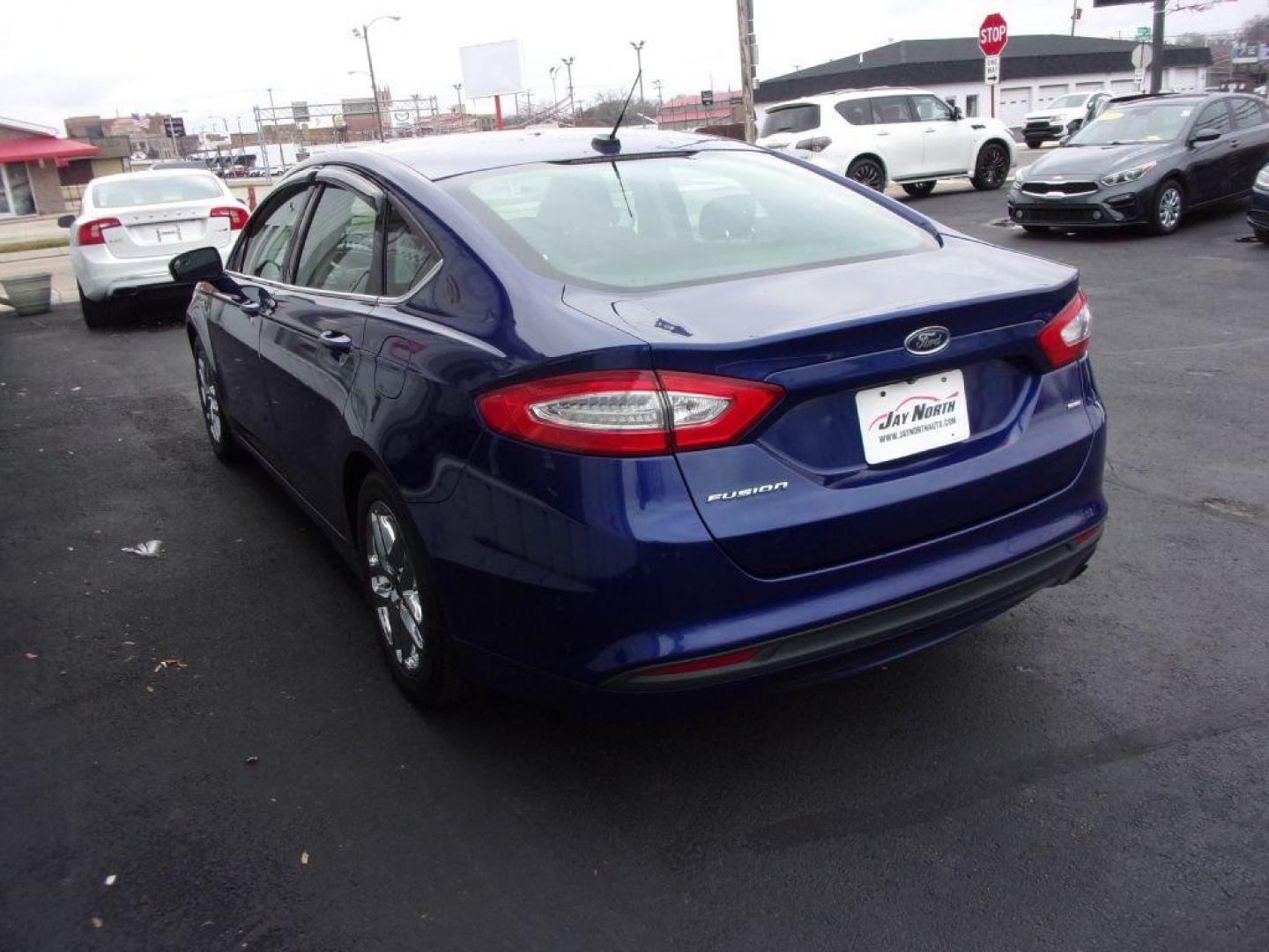 2016 BLUE FORD FUSION SE (1FA6P0H73G5) with an 2.5L engine, Automatic transmission, located at 501 E. Columbia St., Springfield, OH, 45503, (800) 262-7122, 39.925262, -83.801796 - *** NICE *** Serviced and Detailed *** Back Up Camera *** 34 MPG HWY *** Jay North Auto has offered hand picked vehicles since 1965! Our customer's enjoy a NO pressure buying experience with a small town feel. All of our vehicles get fully inspected and detailed. We are a preferred dealer for m - Photo#5