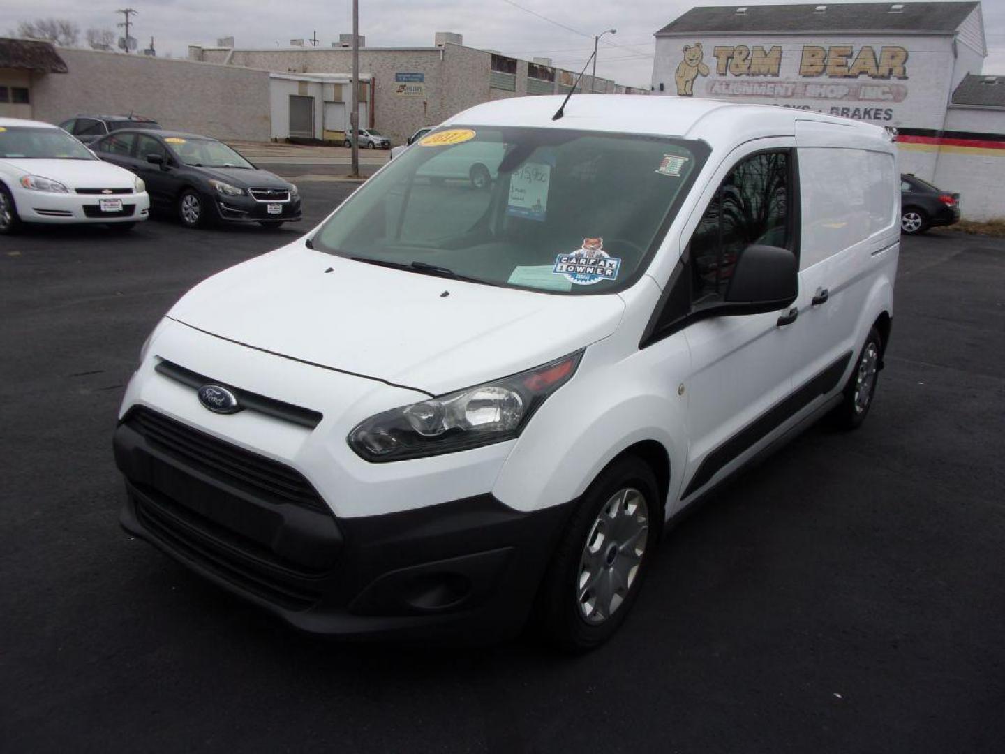 2017 WHITE FORD TRANSIT CONNECT XL (NM0LS7E71H1) with an 2.5L engine, Automatic transmission, located at 501 E. Columbia St., Springfield, OH, 45503, (800) 262-7122, 39.925262, -83.801796 - *** 1 Owner *** Serviced and Detailed *** XL *** Racks and Bin's *** Jay North Auto has offered hand picked vehicles since 1965! Our customer's enjoy a NO pressure buying experience with a small town feel. All of our vehicles get fully inspected and detailed. We are a preferred dealer for many l - Photo#0