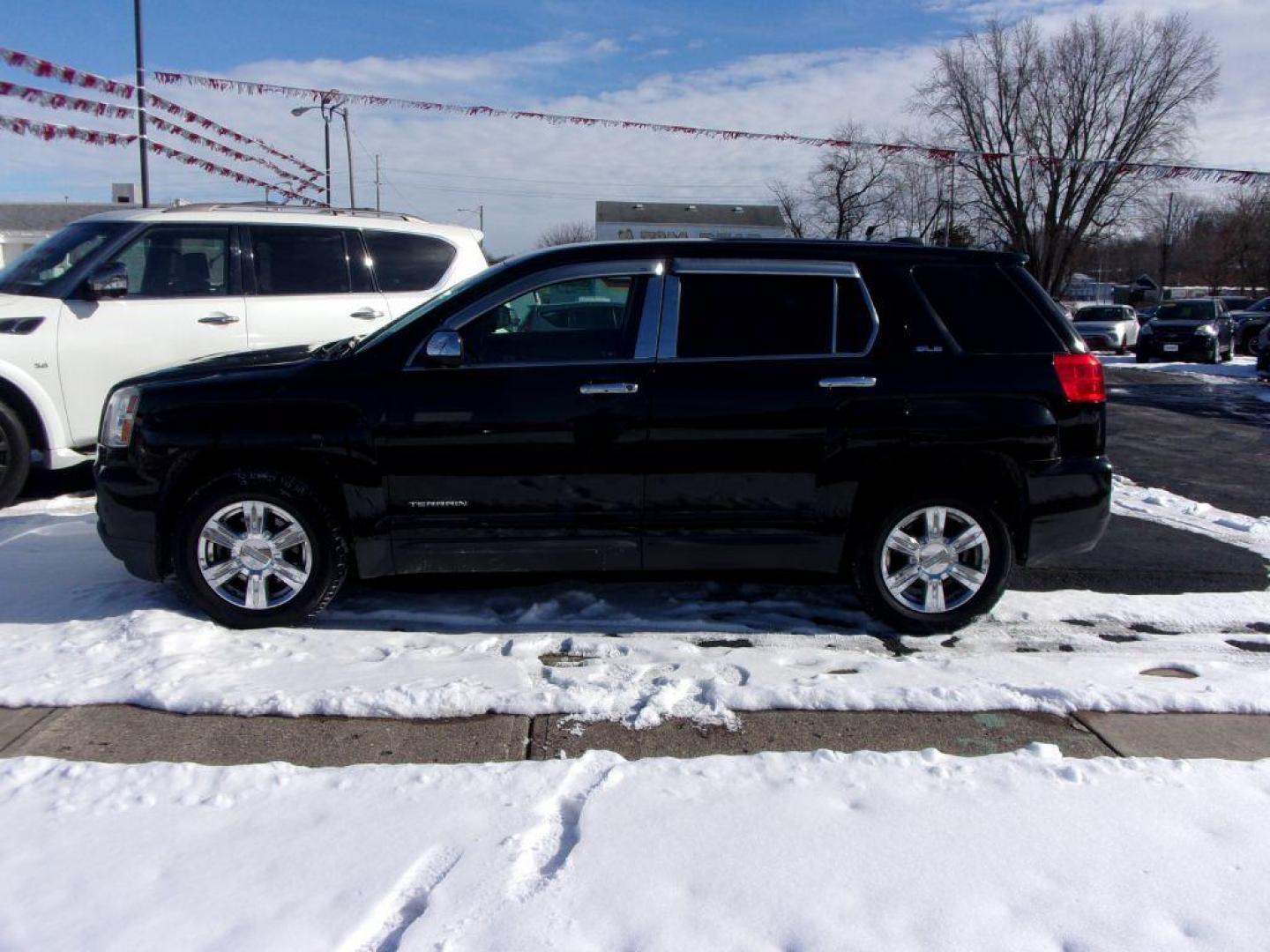 2016 BLACK GMC TERRAIN SLE (2GKALMEK9G6) with an 2.4L engine, Automatic transmission, located at 501 E. Columbia St., Springfield, OH, 45503, (800) 262-7122, 39.925262, -83.801796 - *** SLE *** FWD *** Serviced and Detailed *** Jay North Auto has offered hand picked vehicles since 1965! Our customer's enjoy a NO pressure buying experience with a small town feel. All of our vehicles get fully inspected and detailed. We are a preferred dealer for many local credit unions and - Photo#0