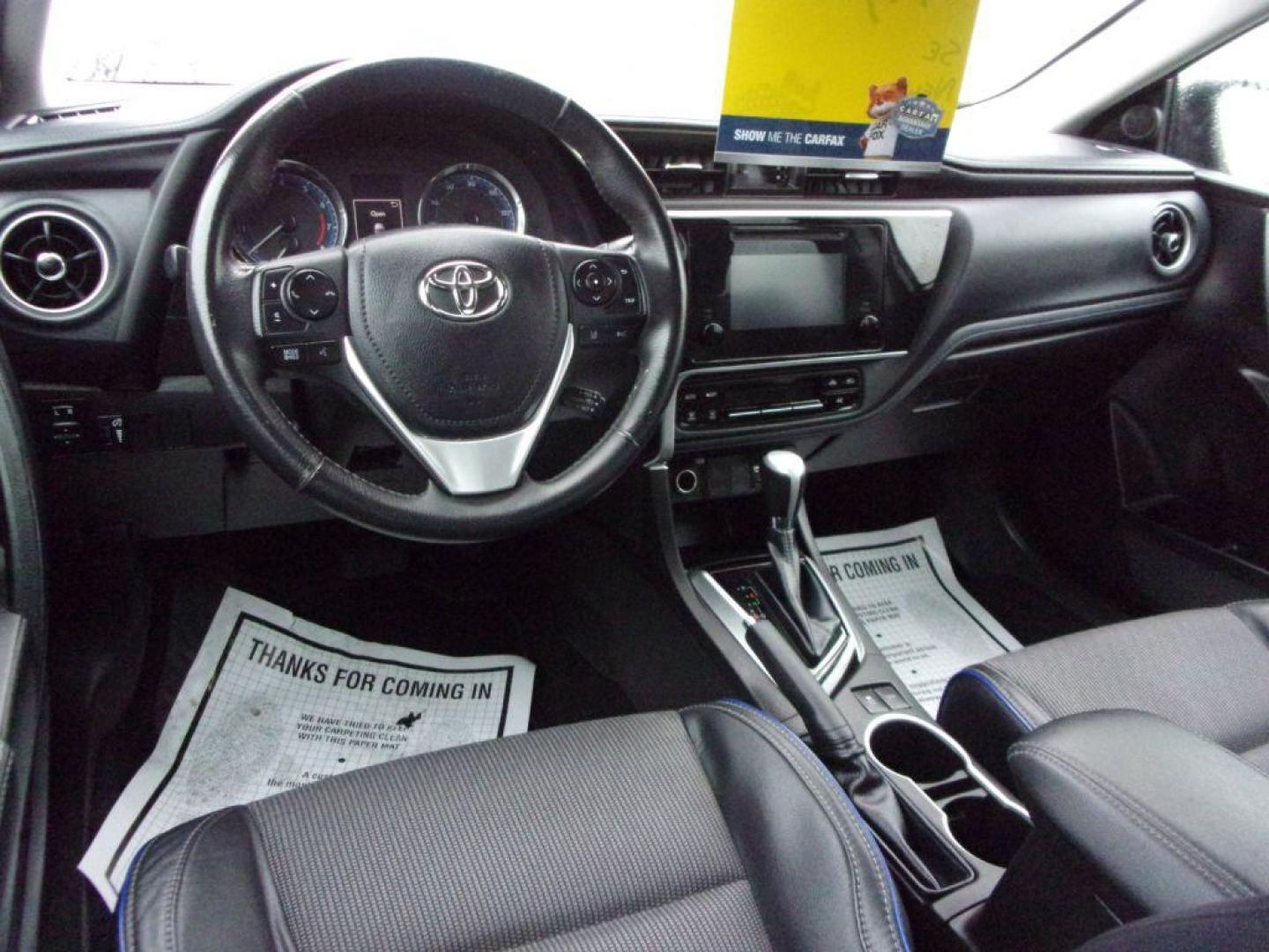 2018 GRAY TOYOTA COROLLA SE (5YFBURHE0JP) with an 1.8L engine, Continuously Variable transmission, located at 501 E. Columbia St., Springfield, OH, 45503, (800) 262-7122, 39.925262, -83.801796 - Photo#12