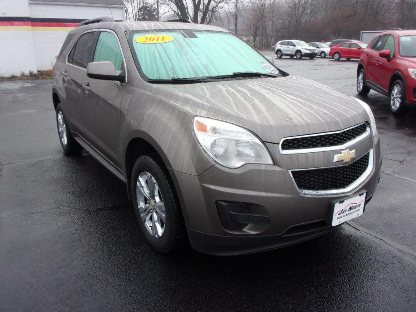 2011 GRAY CHEVROLET EQUINOX LT (2CNALDEC7B6) with an 2.4L engine, Automatic transmission, located at 501 E. Columbia St., Springfield, OH, 45503, (800) 262-7122, 39.925262, -83.801796 - *** 1 Owner w/ Clean CarFax *** Updated Timing Chain *** Serviced and Detailed *** LT *** FWD *** Low Mileage *** Jay North Auto has offered hand picked vehicles since 1965! Our customer's enjoy a NO pressure buying experience with a small town feel. All of our vehicles get fully inspected and d - Photo#2