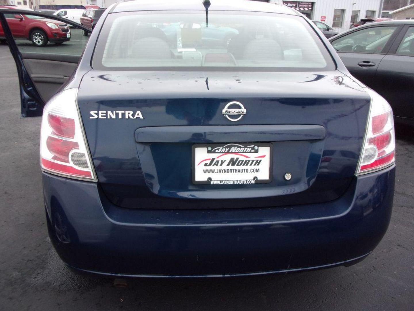 2009 BLUE NISSAN SENTRA 2.0 (3N1AB61E89L) with an 2.0L engine, Continuously Variable transmission, located at 501 E. Columbia St., Springfield, OH, 45503, (800) 262-7122, 39.925262, -83.801796 - Photo#5