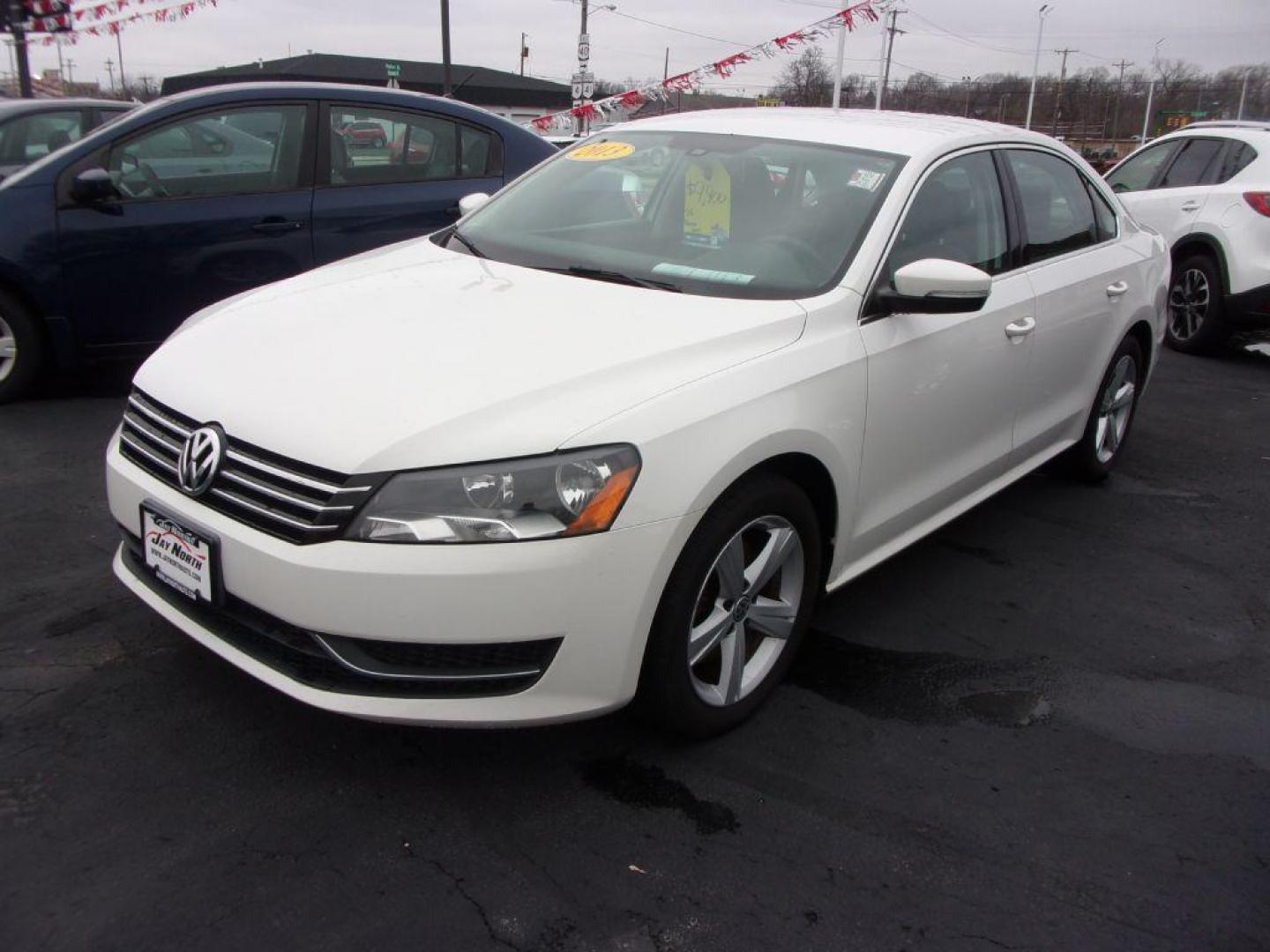 2013 WHITE VOLKSWAGEN PASSAT SE (1VWBP7A36DC) with an 2.5L engine, Automatic transmission, located at 501 E. Columbia St., Springfield, OH, 45503, (800) 262-7122, 39.925262, -83.801796 - *** SE *** Serviced and Detailed *** Leather *** Heated Seats *** Jay North Auto has offered hand picked vehicles since 1965! Our customer's enjoy a NO pressure buying experience with a small town feel. All of our vehicles get fully inspected and detailed. We are a preferred dealer for many loc - Photo#2