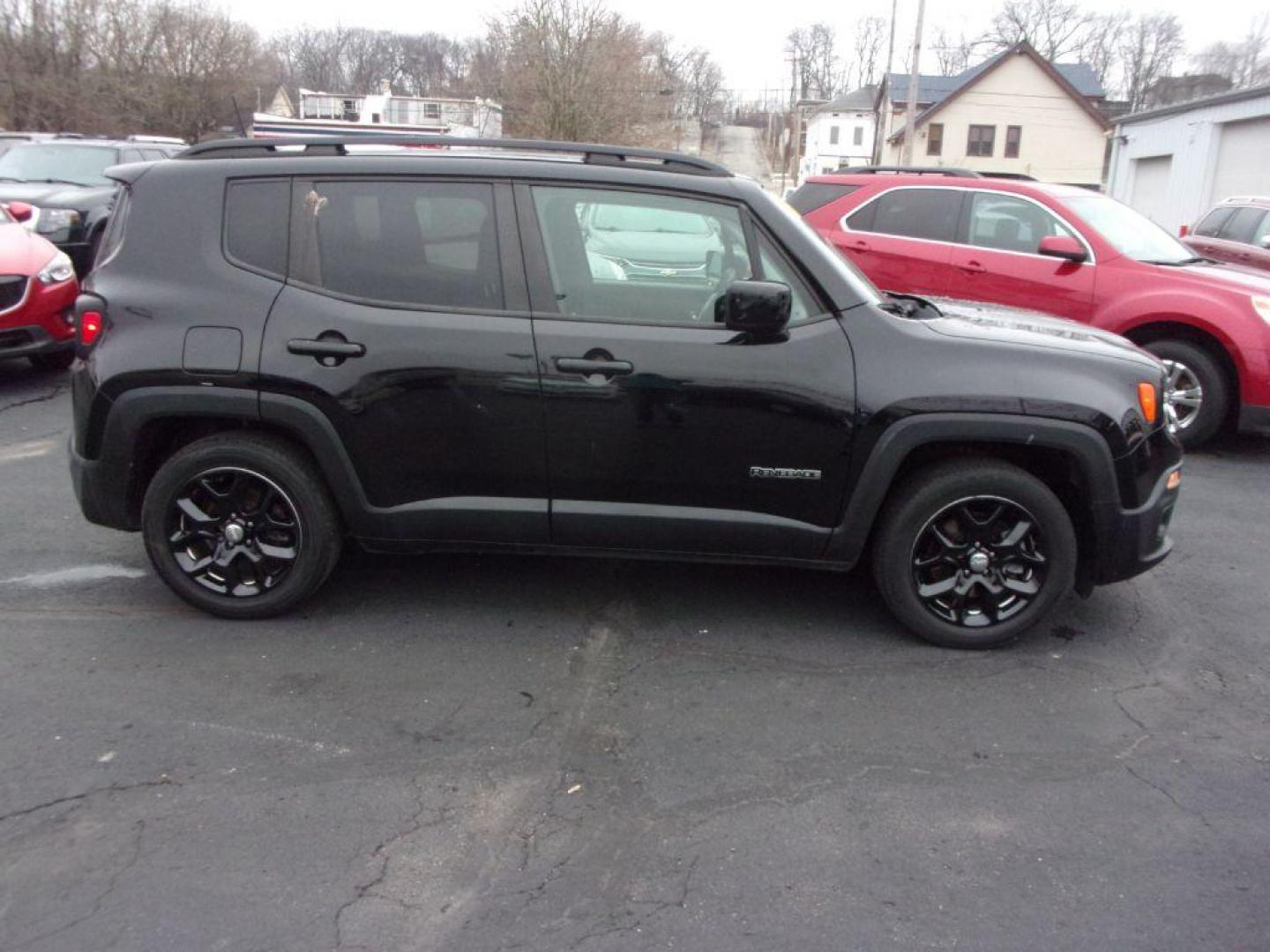 2018 BLACK JEEP RENEGADE LATITUDE (ZACCJABB2JP) with an 2.4L engine, Automatic transmission, located at 501 E. Columbia St., Springfield, OH, 45503, (800) 262-7122, 39.925262, -83.801796 - *** FWD *** Latitude *** Serviced and Detailed *** Jay North Auto has offered hand picked vehicles since 1965! Our customer's enjoy a NO pressure buying experience with a small town feel. All of our vehicles get fully inspected and detailed. We are a preferred dealer for many local credit unions - Photo#0