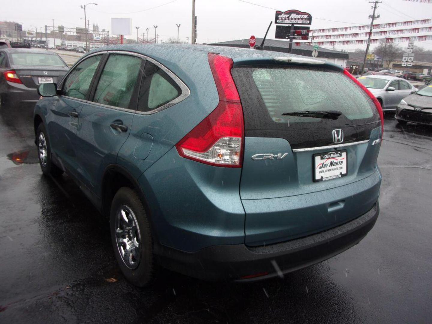 2014 BLUE HONDA CR-V LX (2HKRM4H34EH) with an 2.4L engine, Automatic transmission, located at 501 E. Columbia St., Springfield, OH, 45503, (800) 262-7122, 39.925262, -83.801796 - Photo#4