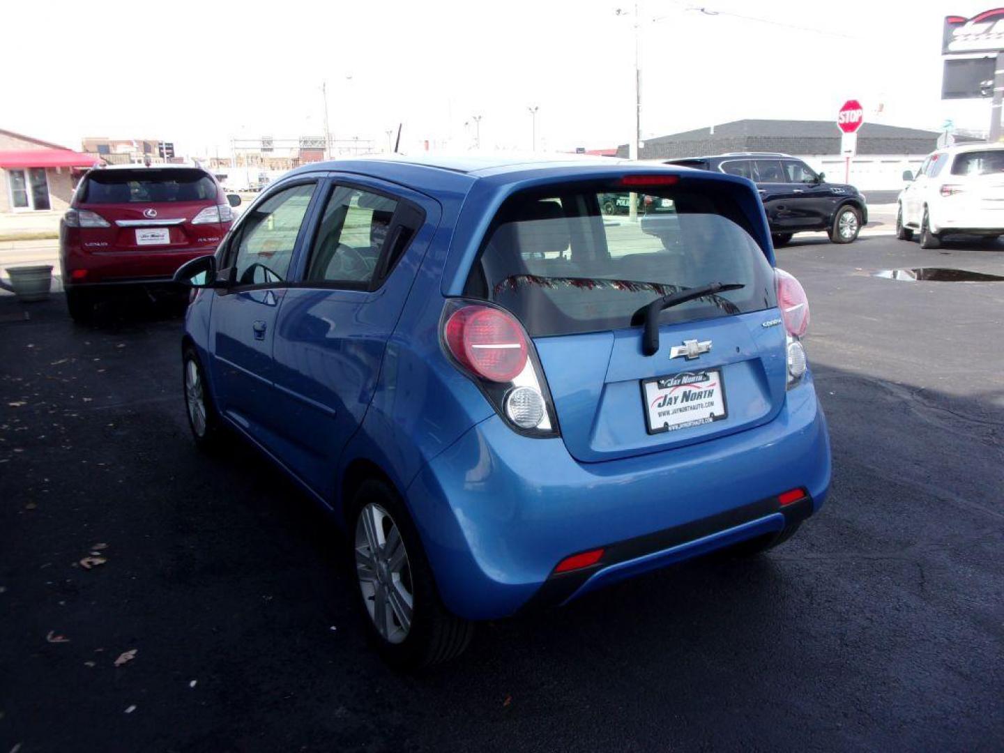 2014 BLUE CHEVROLET SPARK LS (KL8CB6S90EC) with an 1.2L engine, Continuously Variable transmission, located at 501 E. Columbia St., Springfield, OH, 45503, (800) 262-7122, 39.925262, -83.801796 - Photo#5