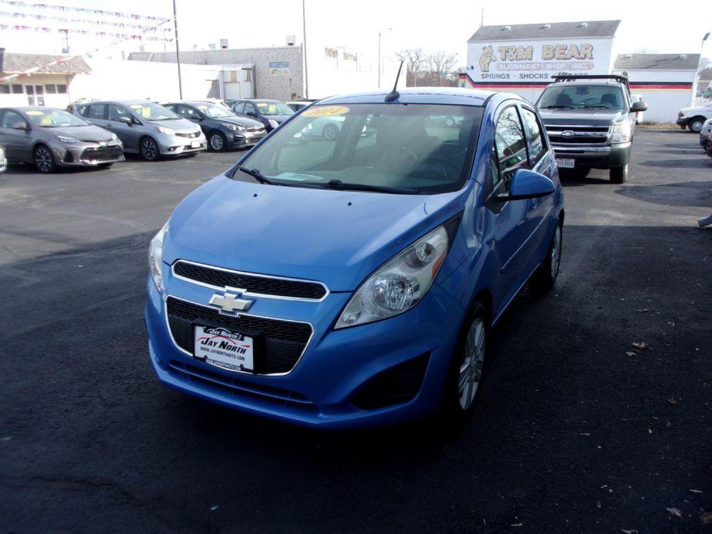 2014 BLUE CHEVROLET SPARK LS (KL8CB6S90EC) with an 1.2L engine, Continuously Variable transmission, located at 501 E. Columbia St., Springfield, OH, 45503, (800) 262-7122, 39.925262, -83.801796 - Photo#6