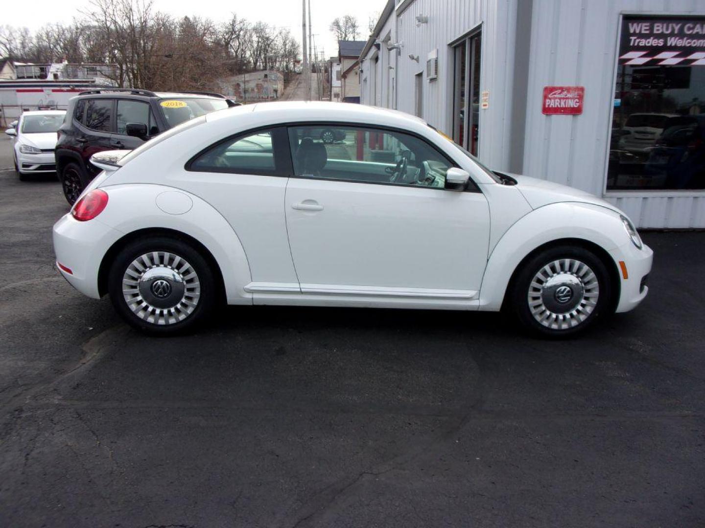 2016 WHITE VOLKSWAGEN BEETLE SE (3VWJ17AT2GM) with an 1.8L engine, Automatic transmission, located at 501 E. Columbia St., Springfield, OH, 45503, (800) 262-7122, 39.925262, -83.801796 - *** New Tires *** Clean CarFax w/ 2 Owners *** Serviced and Detailed *** SE *** Back Up Camera *** NICE!!! *** Jay North Auto has offered hand picked vehicles since 1965! Our customer's enjoy a NO pressure buying experience with a small town feel. All of our vehicles get fully inspected and deta - Photo#0