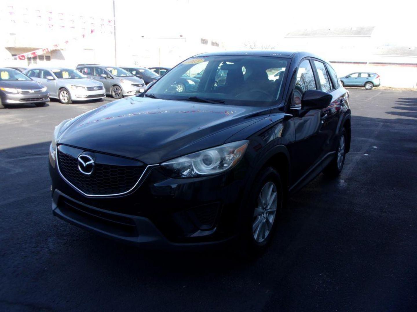 2013 BLACK MAZDA CX-5 SPORT (JM3KE2BE9D0) with an 2.0L engine, 6-Speed Manual transmission, located at 501 E. Columbia St., Springfield, OH, 45503, (800) 262-7122, 39.925262, -83.801796 - Photo#6