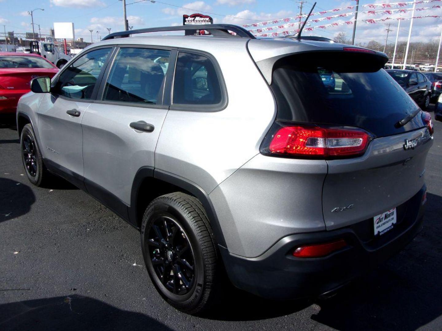 2016 GRAY JEEP CHEROKEE SPORT (1C4PJMABXGW) with an 2.4L engine, Automatic transmission, located at 501 E. Columbia St., Springfield, OH, 45503, (800) 262-7122, 39.925262, -83.801796 - Photo#2