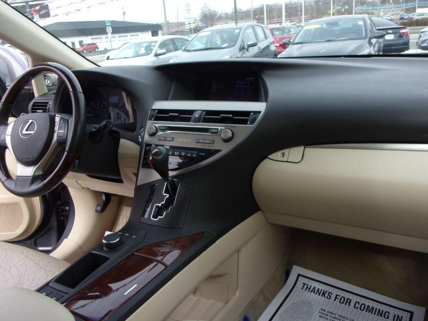 2013 GRAY LEXUS RX 350 (JTJBK1BA2D2) with an 3.5L engine, Automatic transmission, located at 501 E. Columbia St., Springfield, OH, 45503, (800) 262-7122, 39.925262, -83.801796 - Photo#20