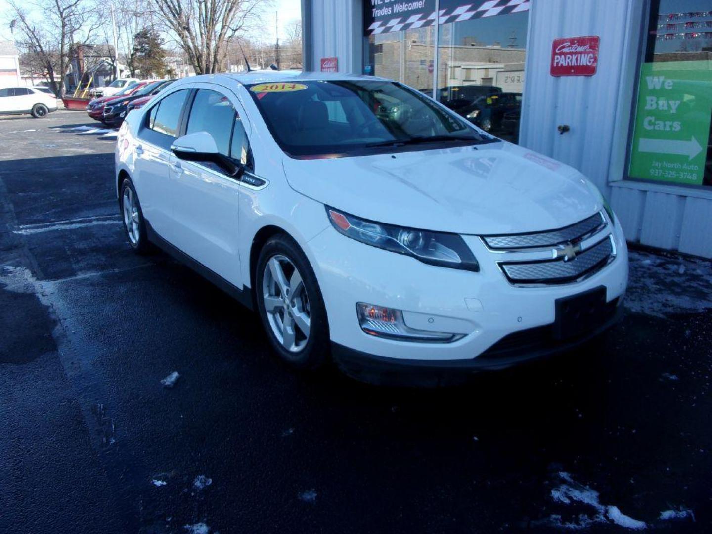 2014 WHITE CHEVROLET VOLT (1G1RH6E41EU) with an 1.4L engine, Automatic transmission, located at 501 E. Columbia St., Springfield, OH, 45503, (800) 262-7122, 39.925262, -83.801796 - *** Premium *** Serviced and Detailed *** Clean CarFax *** New Tires *** Heated Seats *** Navigation *** Jay North Auto has offered hand picked vehicles since 1965! Our customer's enjoy a NO pressure buying experience with a small town feel. All of our vehicles get fully inspected and detailed. - Photo#2