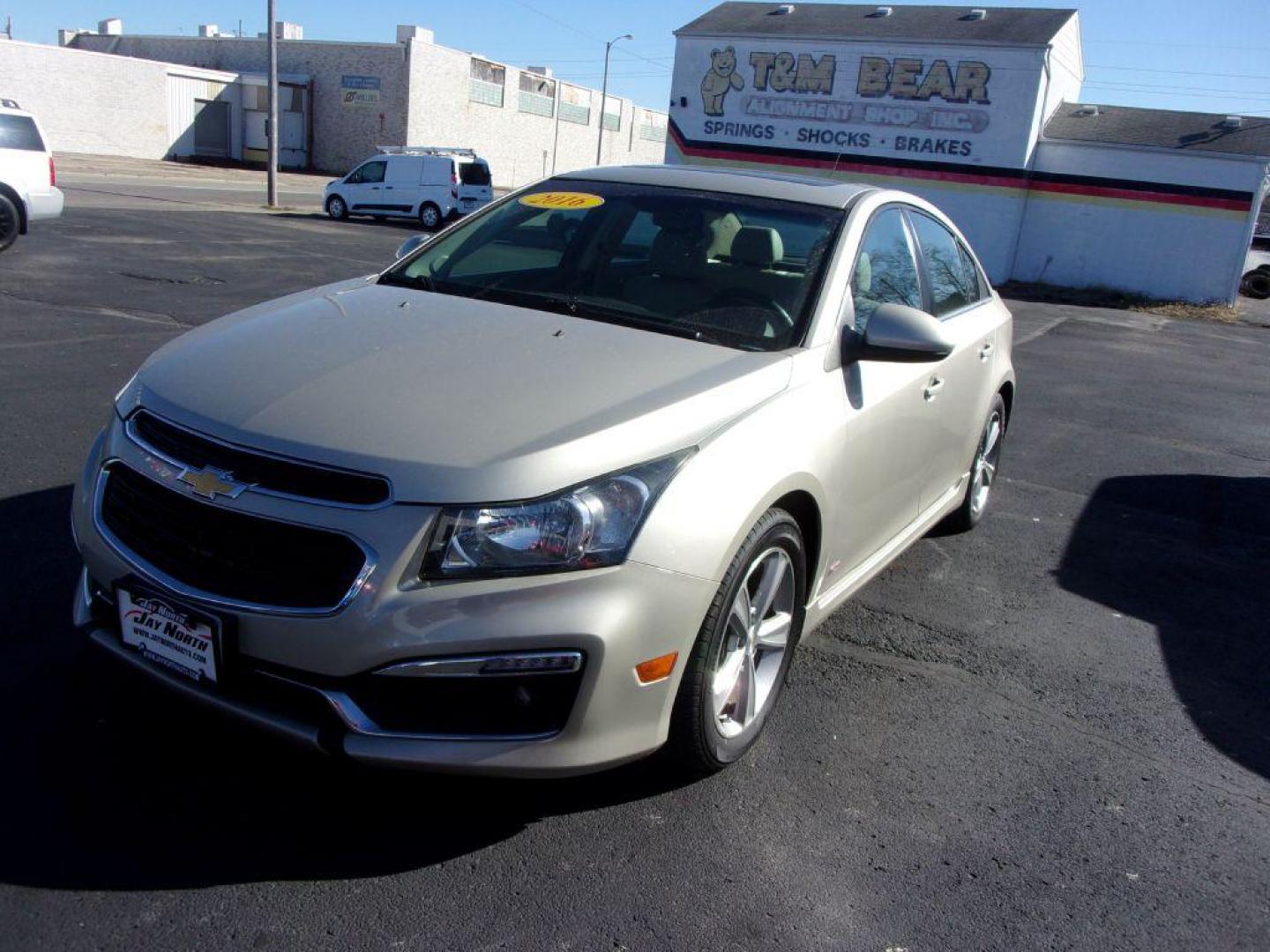 2016 GOLD CHEVROLET CRUZE LIMITED LT (1G1PF5SB0G7) with an 1.4L engine, Automatic transmission, located at 501 E. Columbia St., Springfield, OH, 45503, (800) 262-7122, 39.925262, -83.801796 - Photo#6