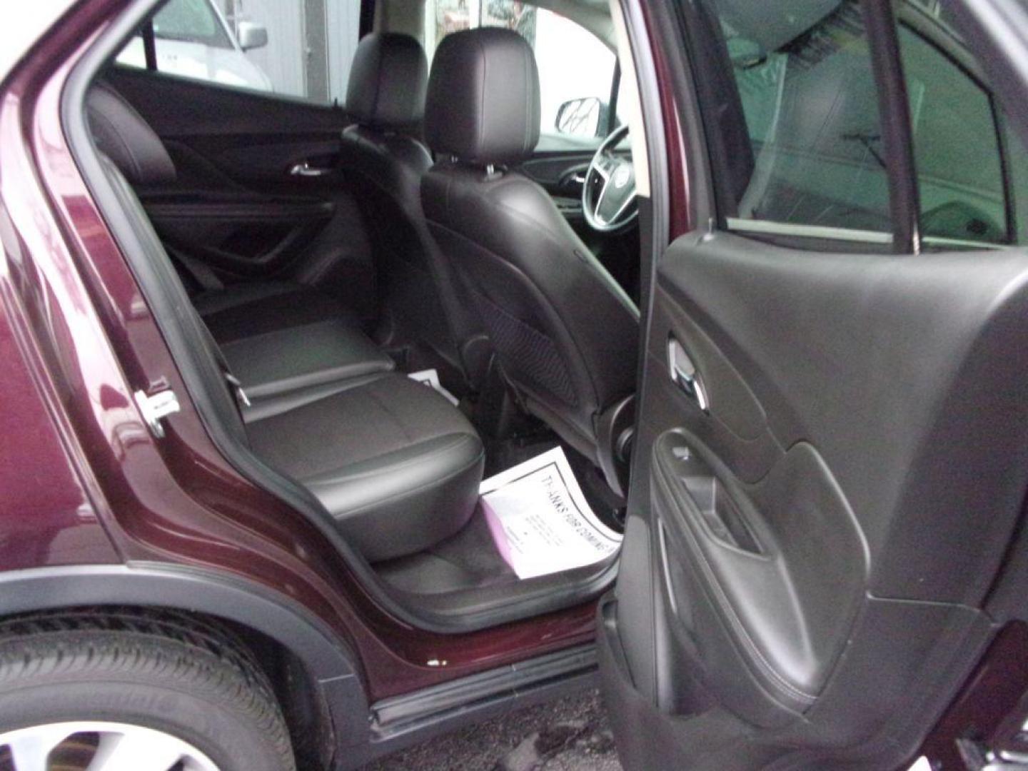 2017 MAROON BUICK ENCORE PREFERRED (KL4CJASB2HB) with an 1.4L engine, Automatic transmission, located at 501 E. Columbia St., Springfield, OH, 45503, (800) 262-7122, 39.925262, -83.801796 - *** FWD *** Serviced and Detailed *** For more information and photos, please log on to jaynorthauto.com, where you can view the CARFAX and SHOP BY PAYMENT - Photo#13