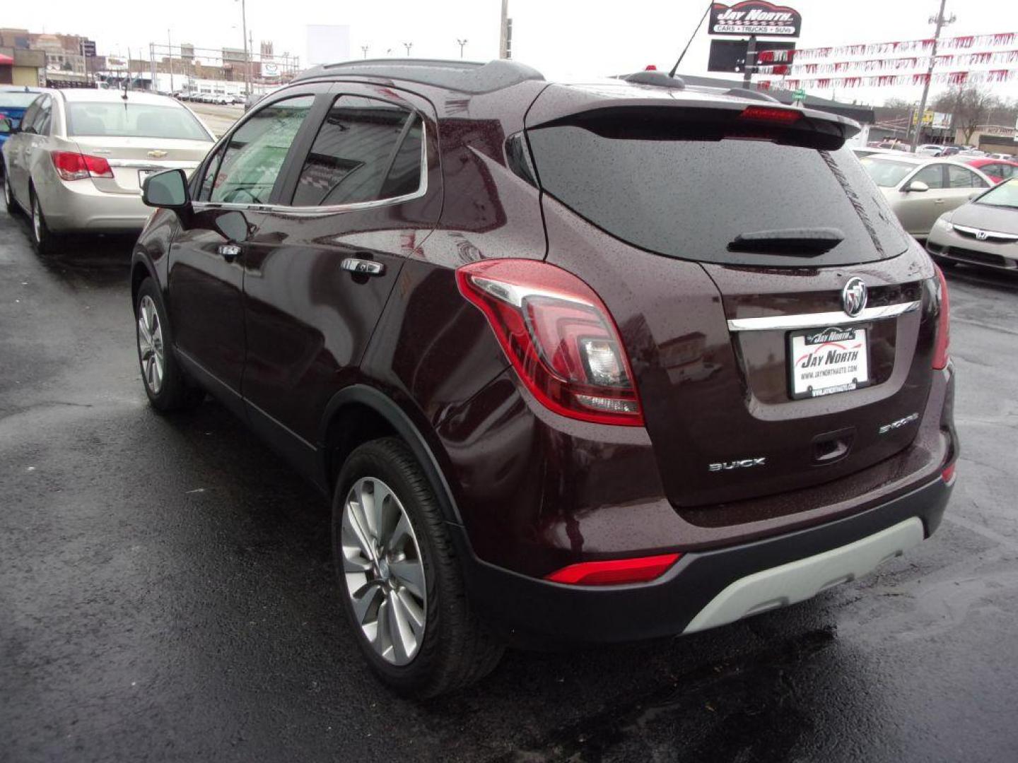 2017 MAROON BUICK ENCORE PREFERRED (KL4CJASB2HB) with an 1.4L engine, Automatic transmission, located at 501 E. Columbia St., Springfield, OH, 45503, (800) 262-7122, 39.925262, -83.801796 - *** FWD *** Serviced and Detailed *** For more information and photos, please log on to jaynorthauto.com, where you can view the CARFAX and SHOP BY PAYMENT - Photo#4