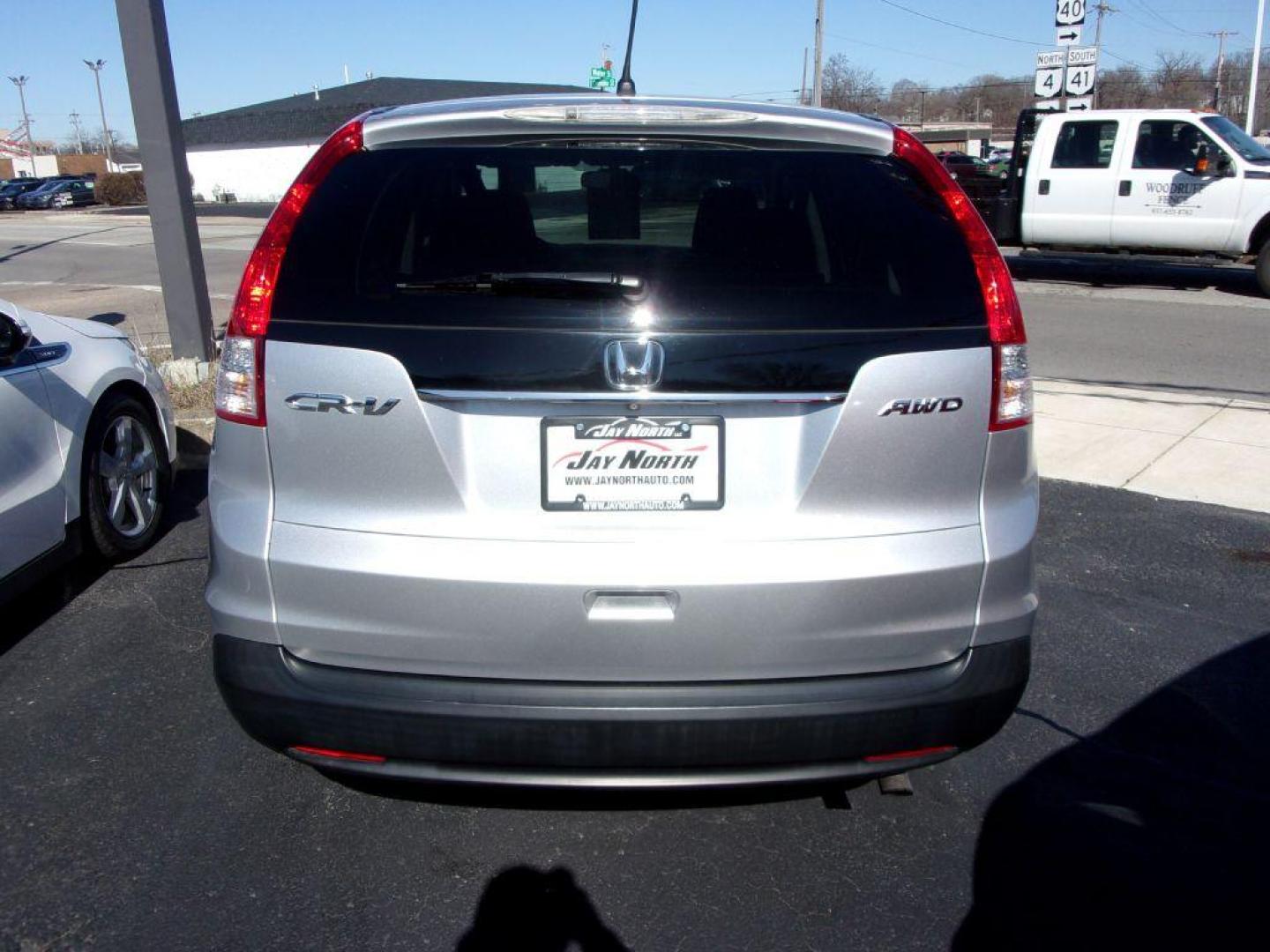 2014 SILVER HONDA CR-V EX (2HKRM4H5XEH) with an 2.4L engine, Automatic transmission, located at 501 E. Columbia St., Springfield, OH, 45503, (800) 262-7122, 39.925262, -83.801796 - Photo#1