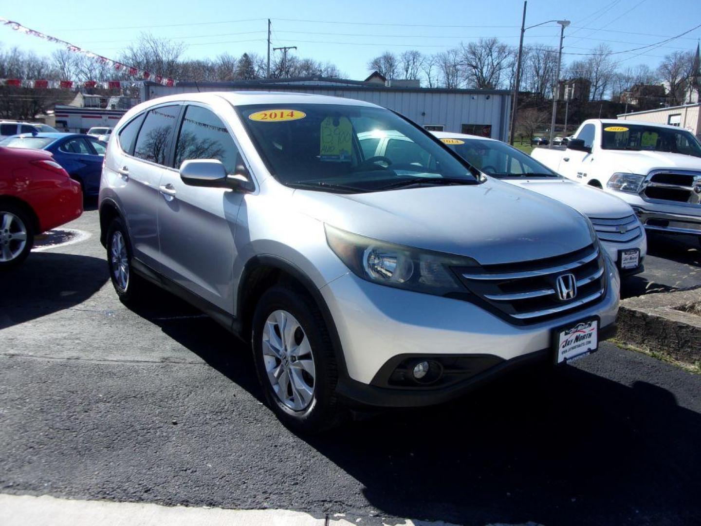 2014 SILVER HONDA CR-V EX (2HKRM4H5XEH) with an 2.4L engine, Automatic transmission, located at 501 E. Columbia St., Springfield, OH, 45503, (800) 262-7122, 39.925262, -83.801796 - Photo#5