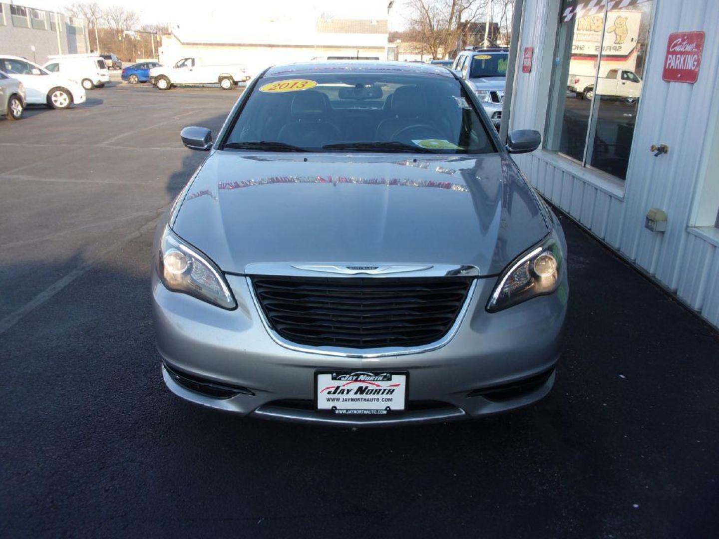 2013 GRAY CHRYSLER 200 S LIMITED (1C3CCBCG3DN) with an 3.6L engine, Automatic transmission, located at 501 E. Columbia St., Springfield, OH, 45503, (800) 262-7122, 39.925262, -83.801796 - *** 31 Service Records on Clean CarFax *** 200 S Limited *** Newer Tires *** Serviced and Detailed *** Boston Acoustics Audio *** Moonroof *** Leather *** Remote Start *** Jay North Auto has offered hand picked vehicles since 1965! Our customer's enjoy a NO pressure buying experience with a sma - Photo#2