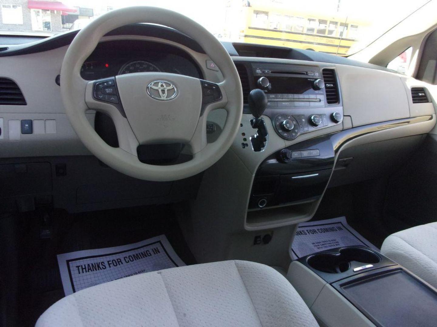 2012 WHITE TOYOTA SIENNA LE (5TDKK3DC1CS) with an 3.5L engine, Automatic transmission, located at 501 E. Columbia St., Springfield, OH, 45503, (800) 262-7122, 39.925262, -83.801796 - Photo#8