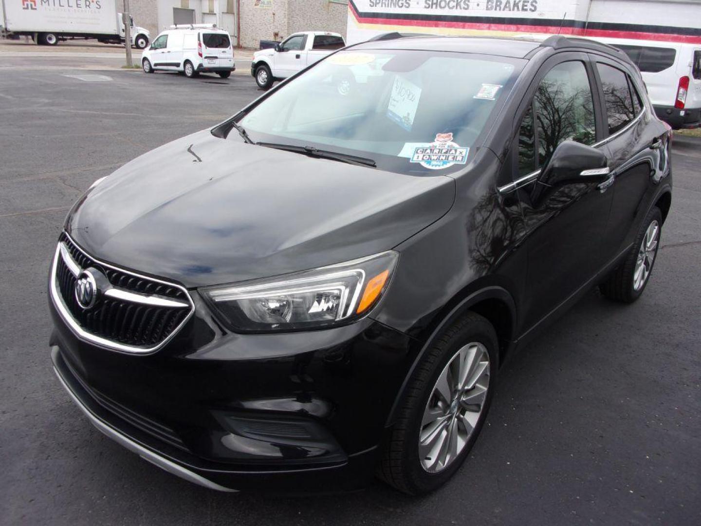 2017 BLACK BUICK ENCORE PREFERRED (KL4CJASB6HB) with an 1.4L engine, Automatic transmission, located at 501 E. Columbia St., Springfield, OH, 45503, (800) 262-7122, 39.925262, -83.801796 - *** 1 Owner w/ 24 Service Records on CarFax *** Preferred *** FWD *** Serviced and Detailed *** Back Up Camera *** Jay North Auto has offered hand picked vehicles since 1965! Our customer's enjoy a NO pressure buying experience with a small town feel. All of our vehicles get fully inspected an - Photo#3