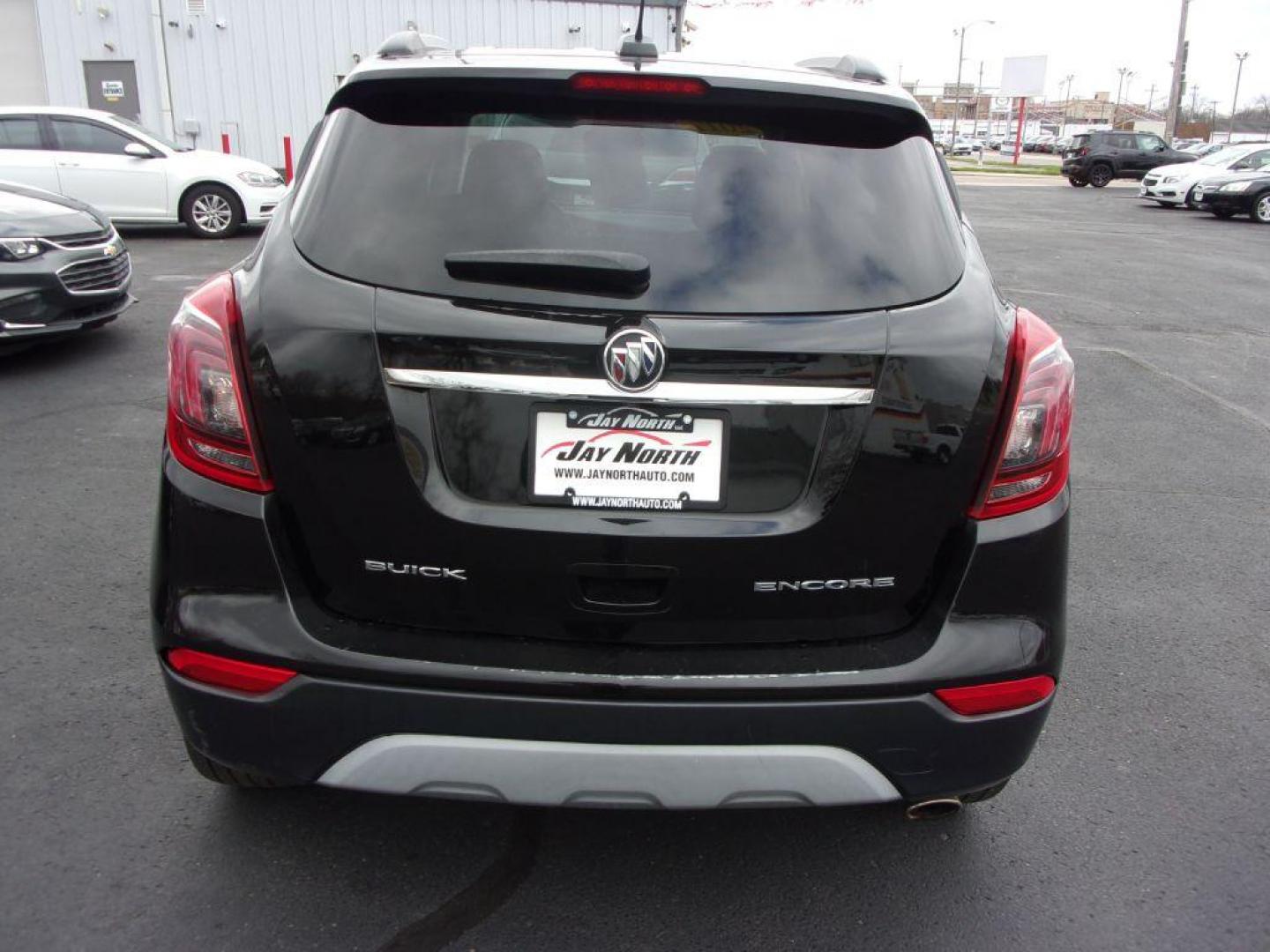 2017 BLACK BUICK ENCORE PREFERRED (KL4CJASB6HB) with an 1.4L engine, Automatic transmission, located at 501 E. Columbia St., Springfield, OH, 45503, (800) 262-7122, 39.925262, -83.801796 - *** 1 Owner w/ 24 Service Records on CarFax *** Preferred *** FWD *** Serviced and Detailed *** Back Up Camera *** Jay North Auto has offered hand picked vehicles since 1965! Our customer's enjoy a NO pressure buying experience with a small town feel. All of our vehicles get fully inspected an - Photo#7